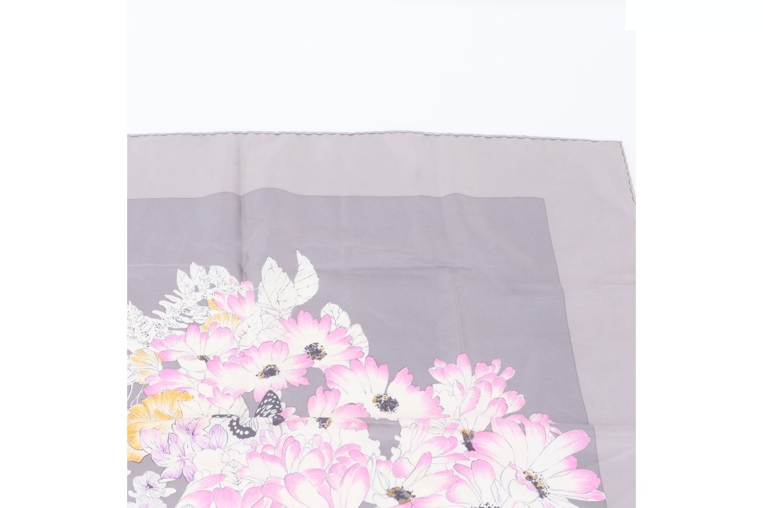 100% Silk Scarf with Tag — view 2