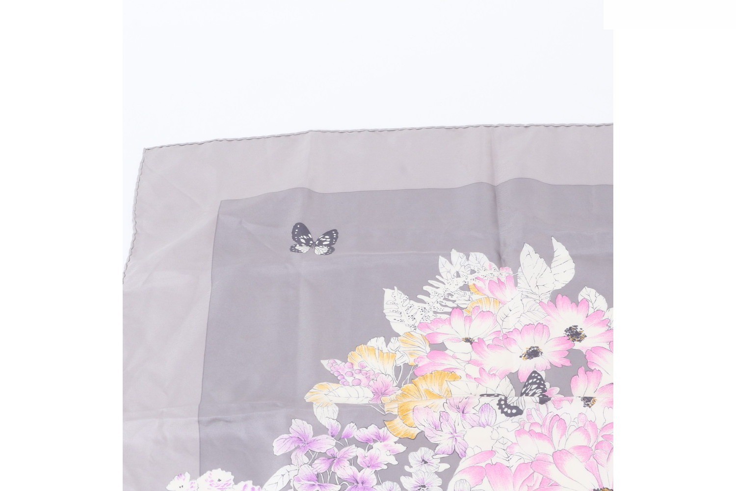 100% Silk Scarf with Tag — view 3