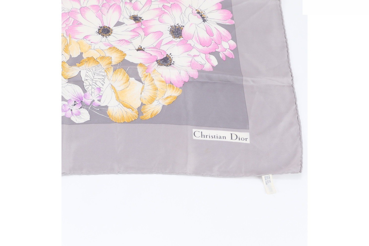 100% Silk Scarf with Tag — view 5