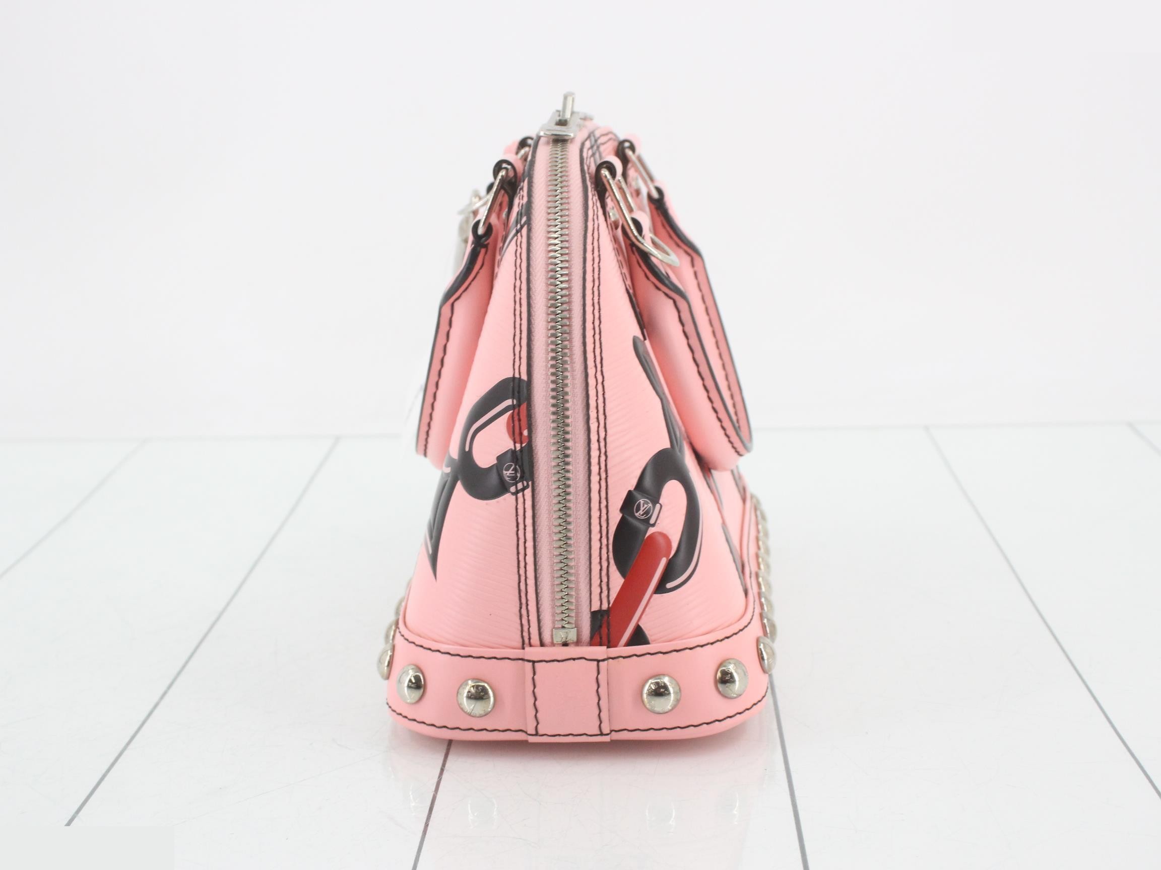 Epi Alma BB Rose 2-Way Handbag — view 3