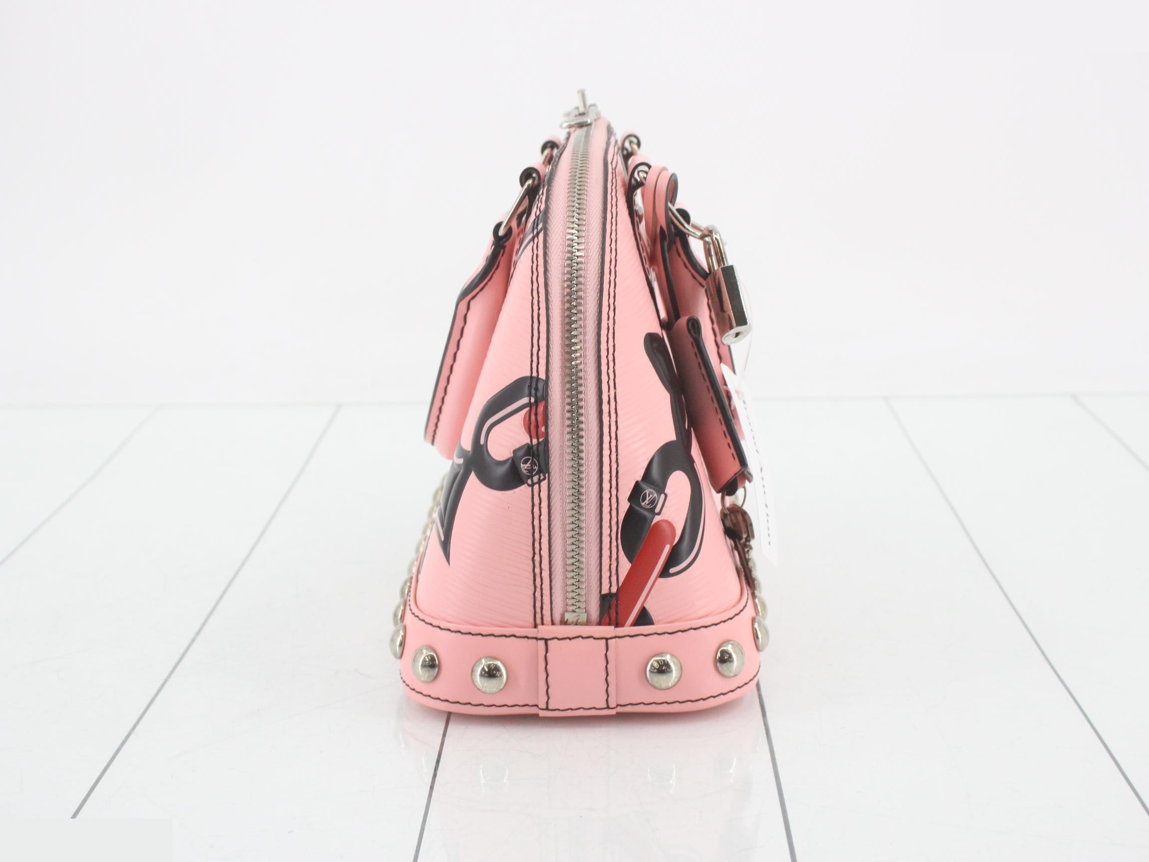 Epi Alma BB Rose 2-Way Handbag — view 4