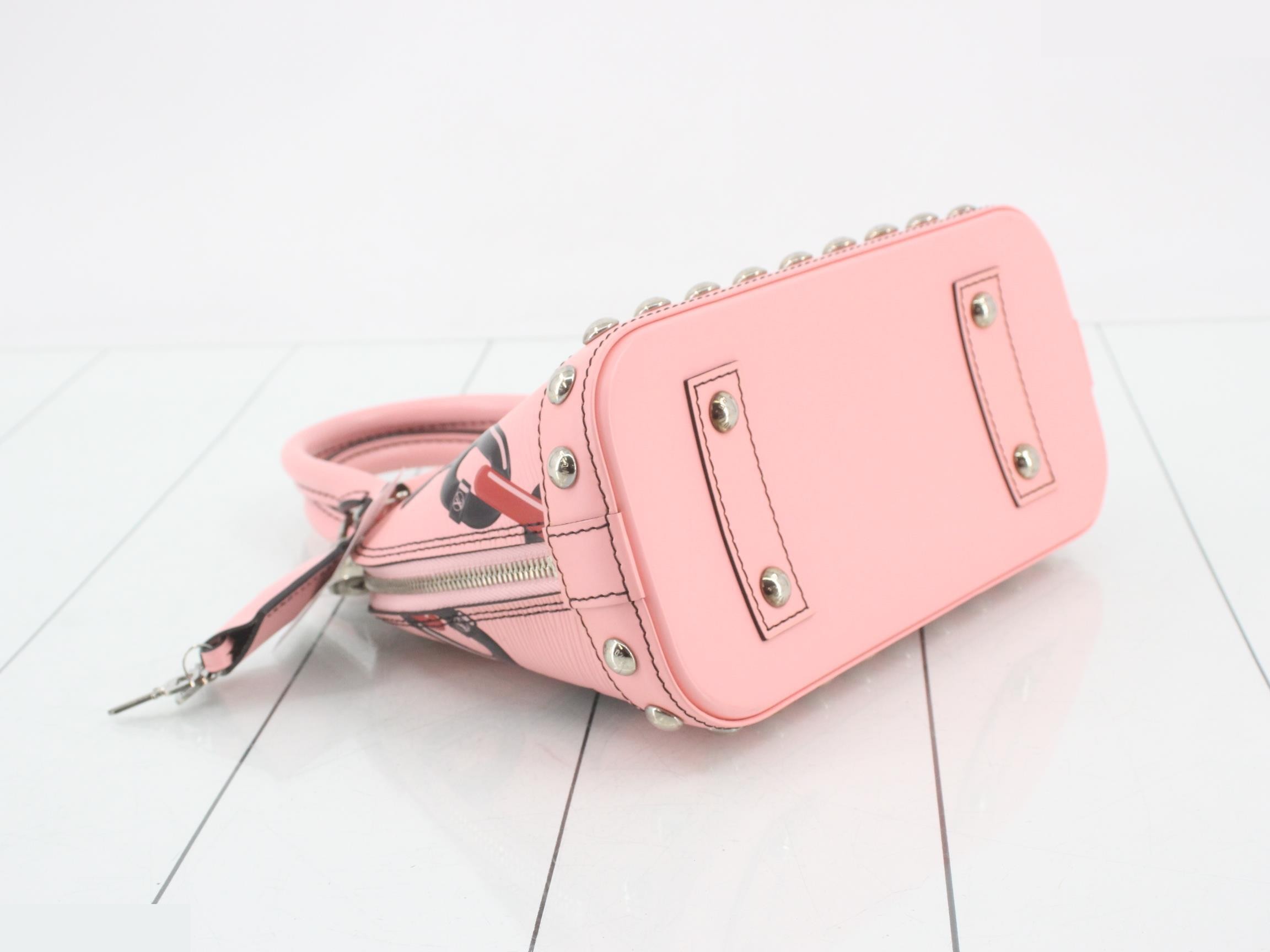 Epi Alma BB Rose 2-Way Handbag — view 5