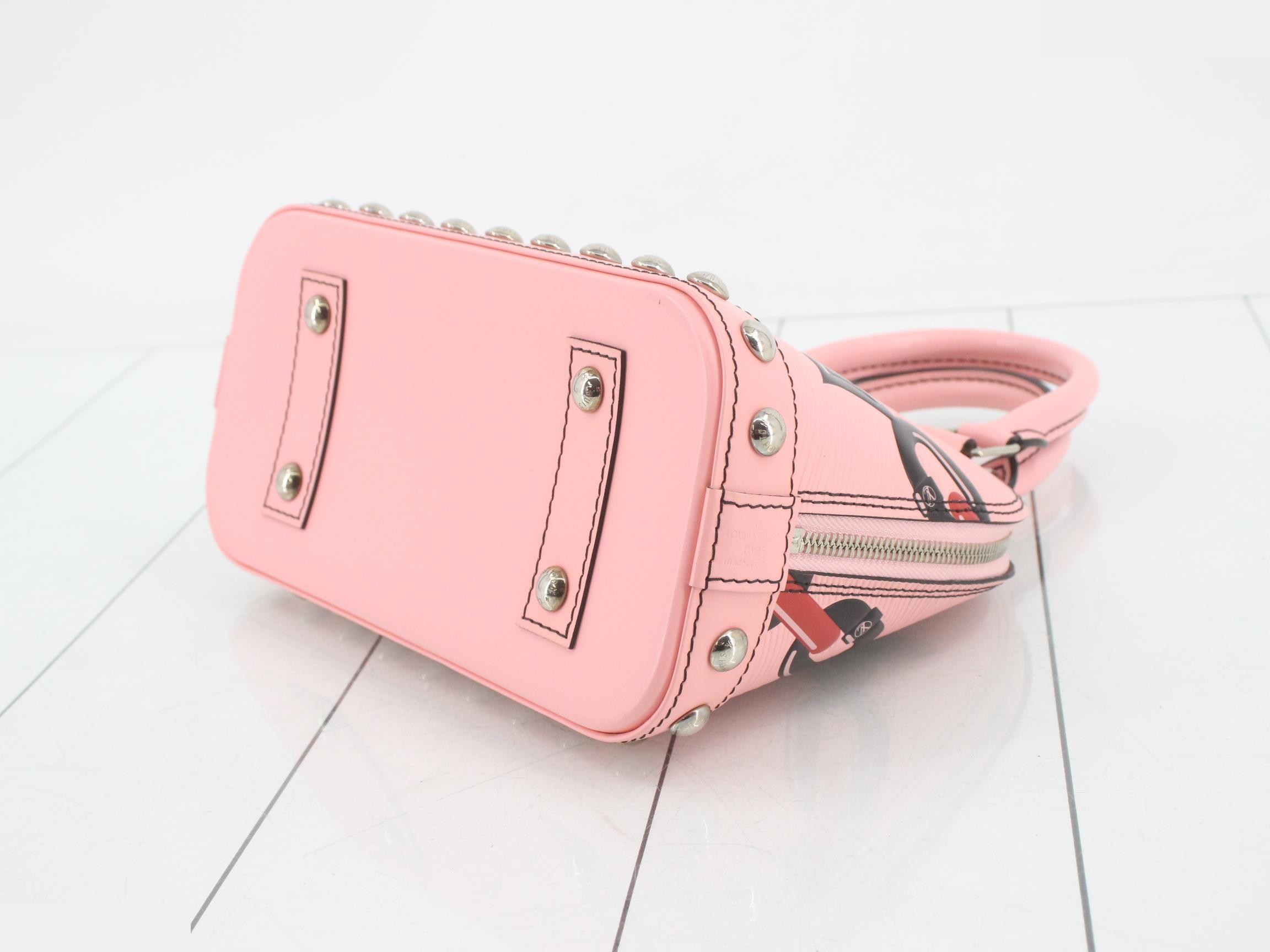 Epi Alma BB Rose 2-Way Handbag — view 6
