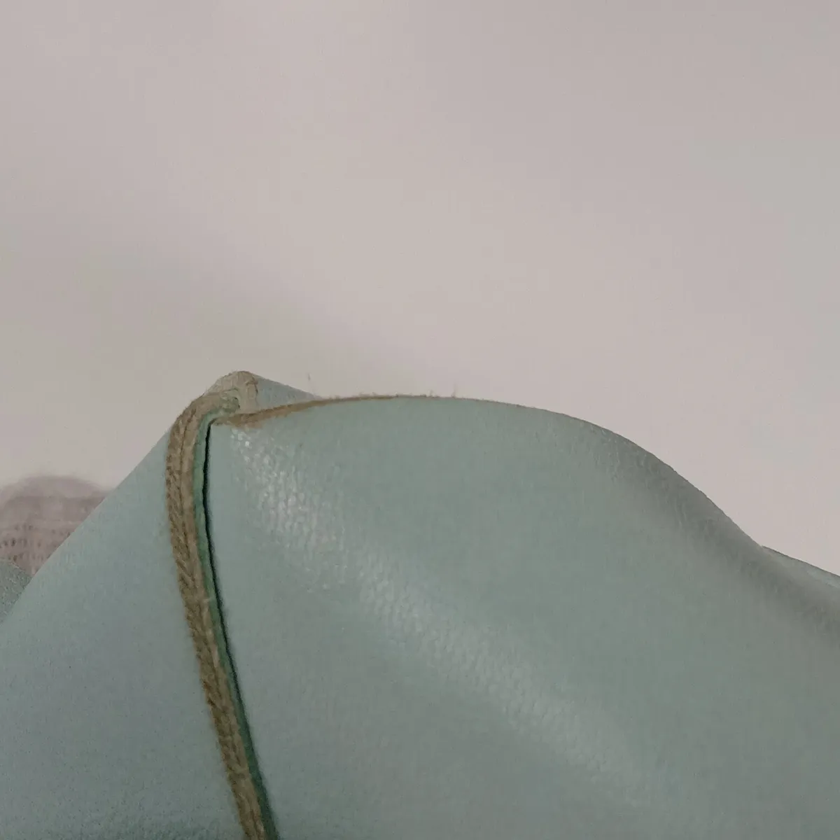 Maxi Intrecciato Loop Small Leather Shoulder Bag, Blue — view 9