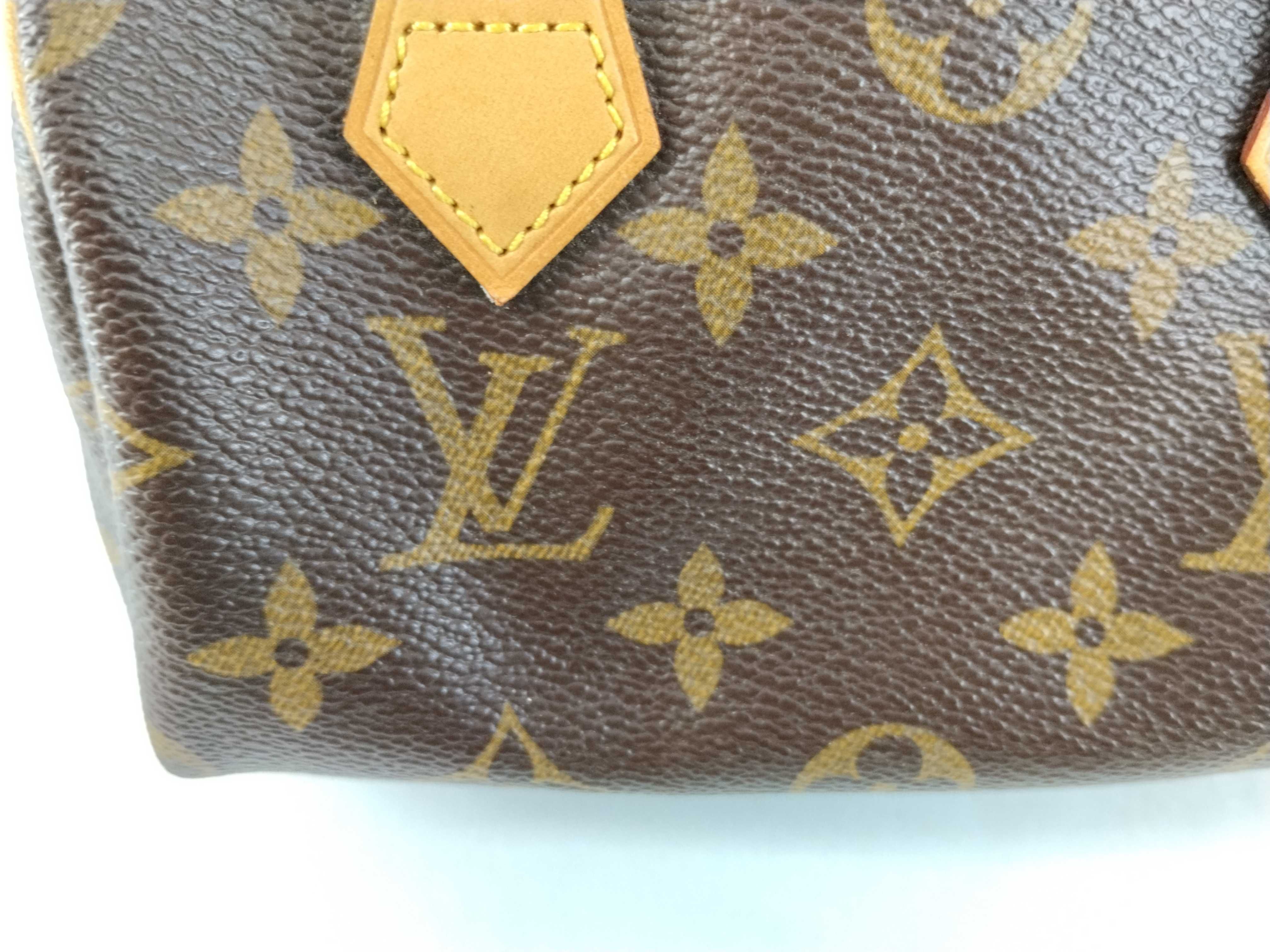 Monogram Louis Vuitton Monogram Mini Speedy Nano Speedy Handbag — view 12