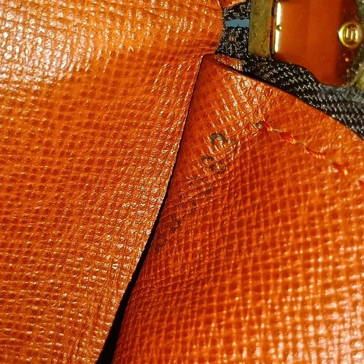 Damier Papillon 30 N51303, serial number unclear, brown, pouch strap torn. — view 13