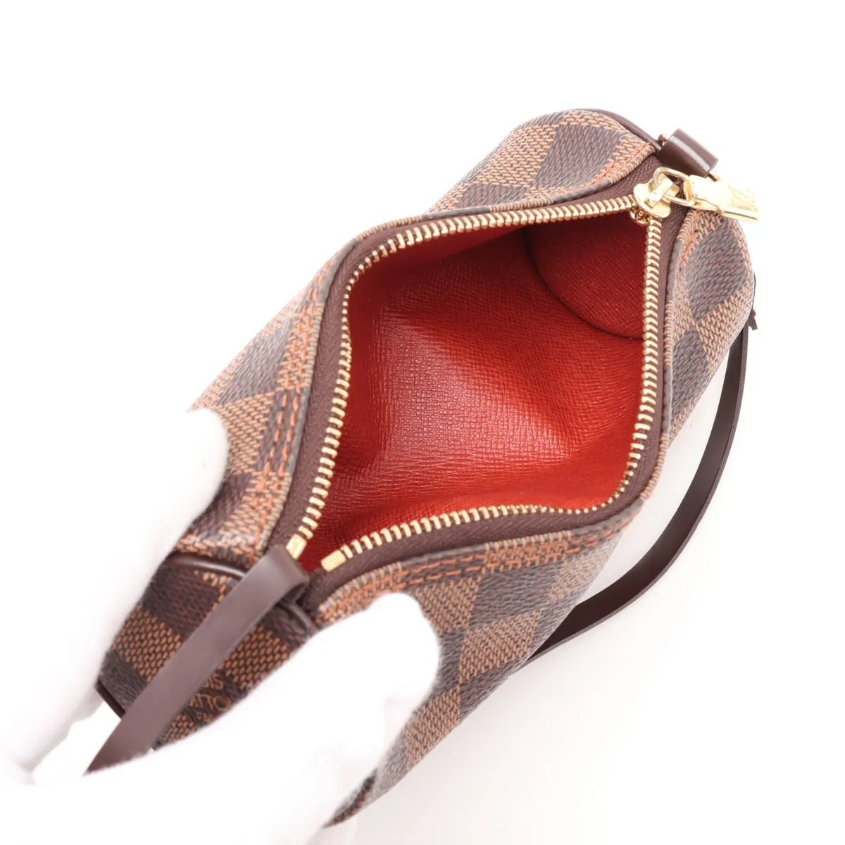 Damier Papillon 30 N51303, serial number unclear, brown, pouch strap torn. — view 9