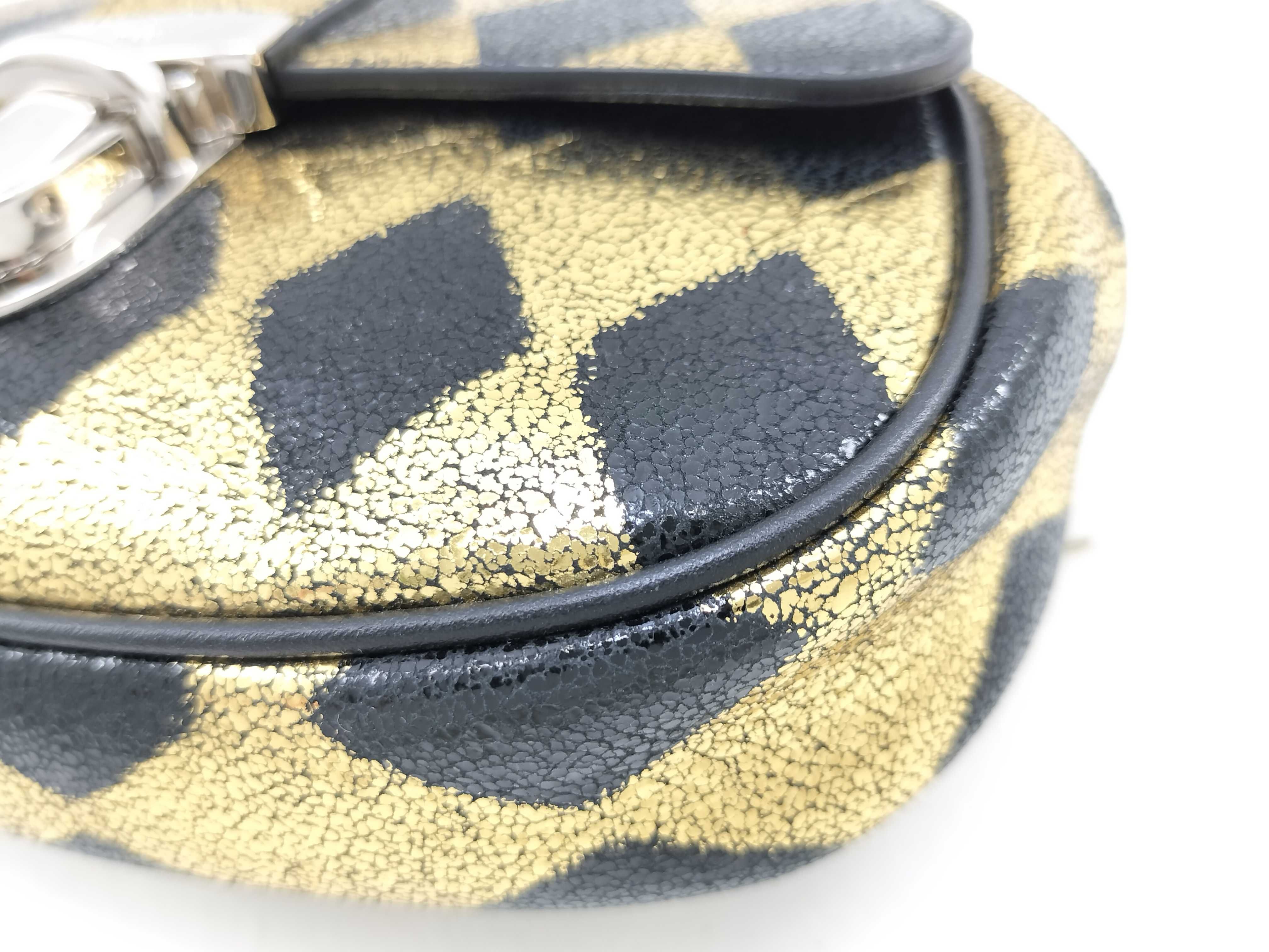 Belt Bag Leather Gold Shoulder Bag — view 4