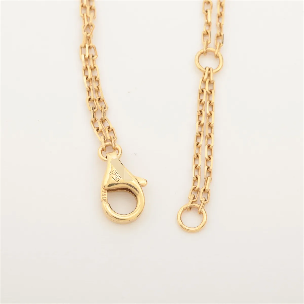 Love Circle 2P Diamond Bracelet 750(YG) 4.3g EXD437 Damage — view 4