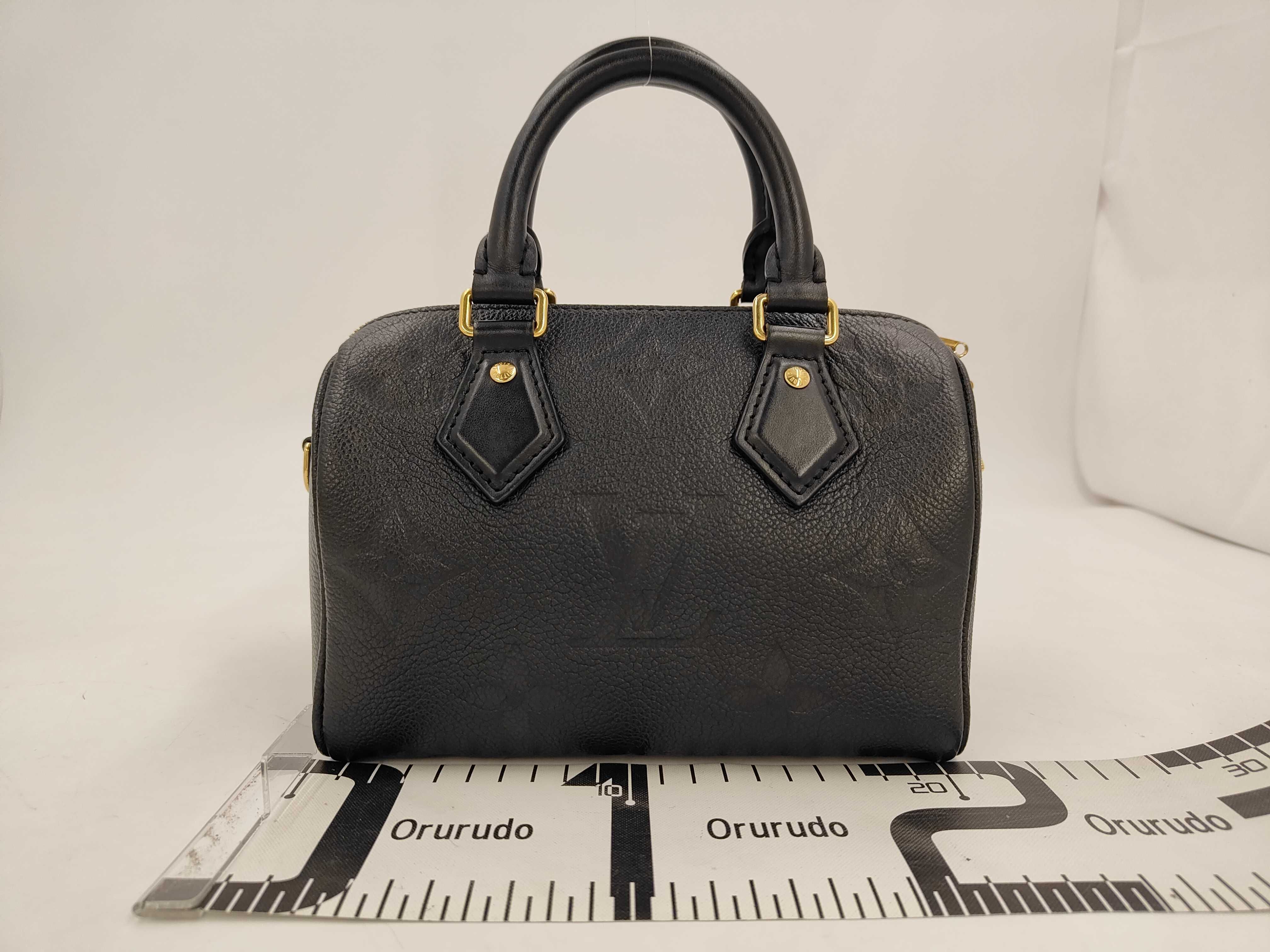 Monogram Empreinte Speedy Bandoulière 20 M58953 Black RFID detected handbag — view 2