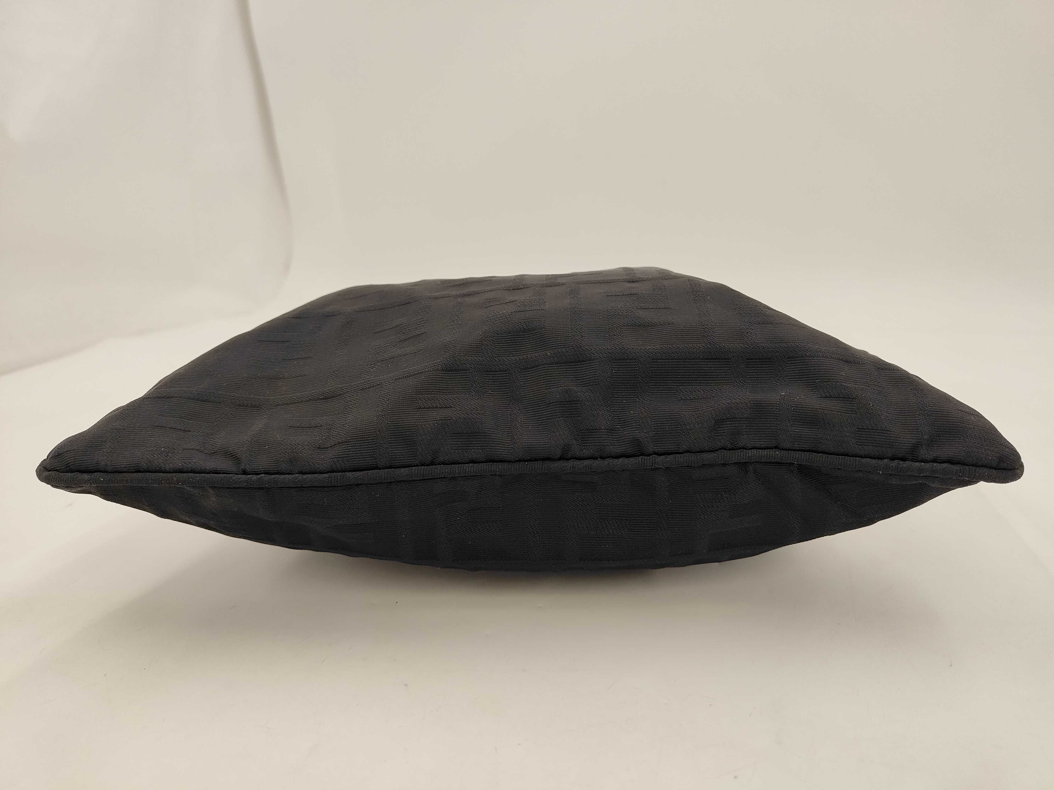Zucca pattern Fendi black bag shoulder bag — view 7
