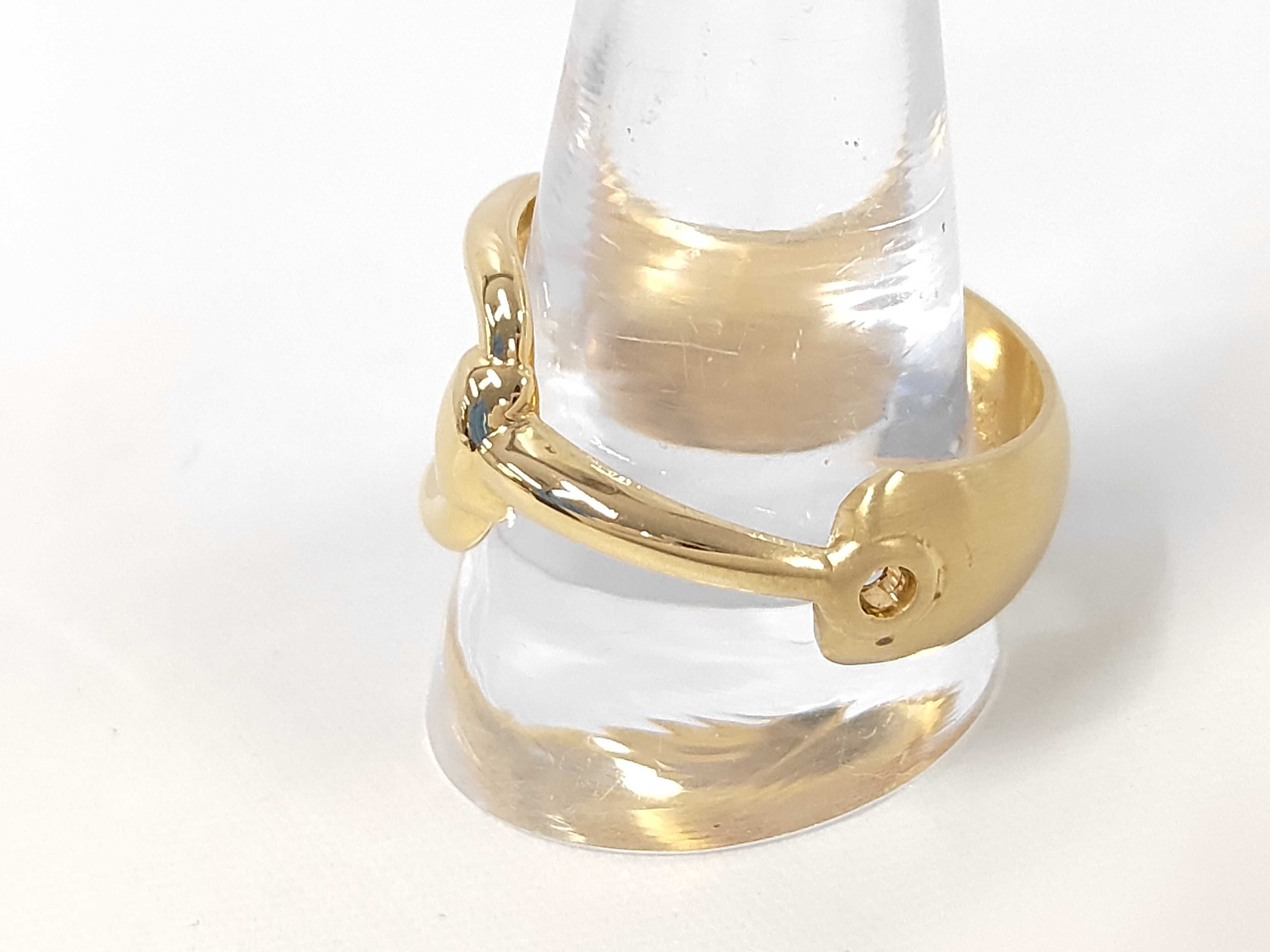 Horsebit Scarf Ring (Gold) - Other Accessories — view 2
