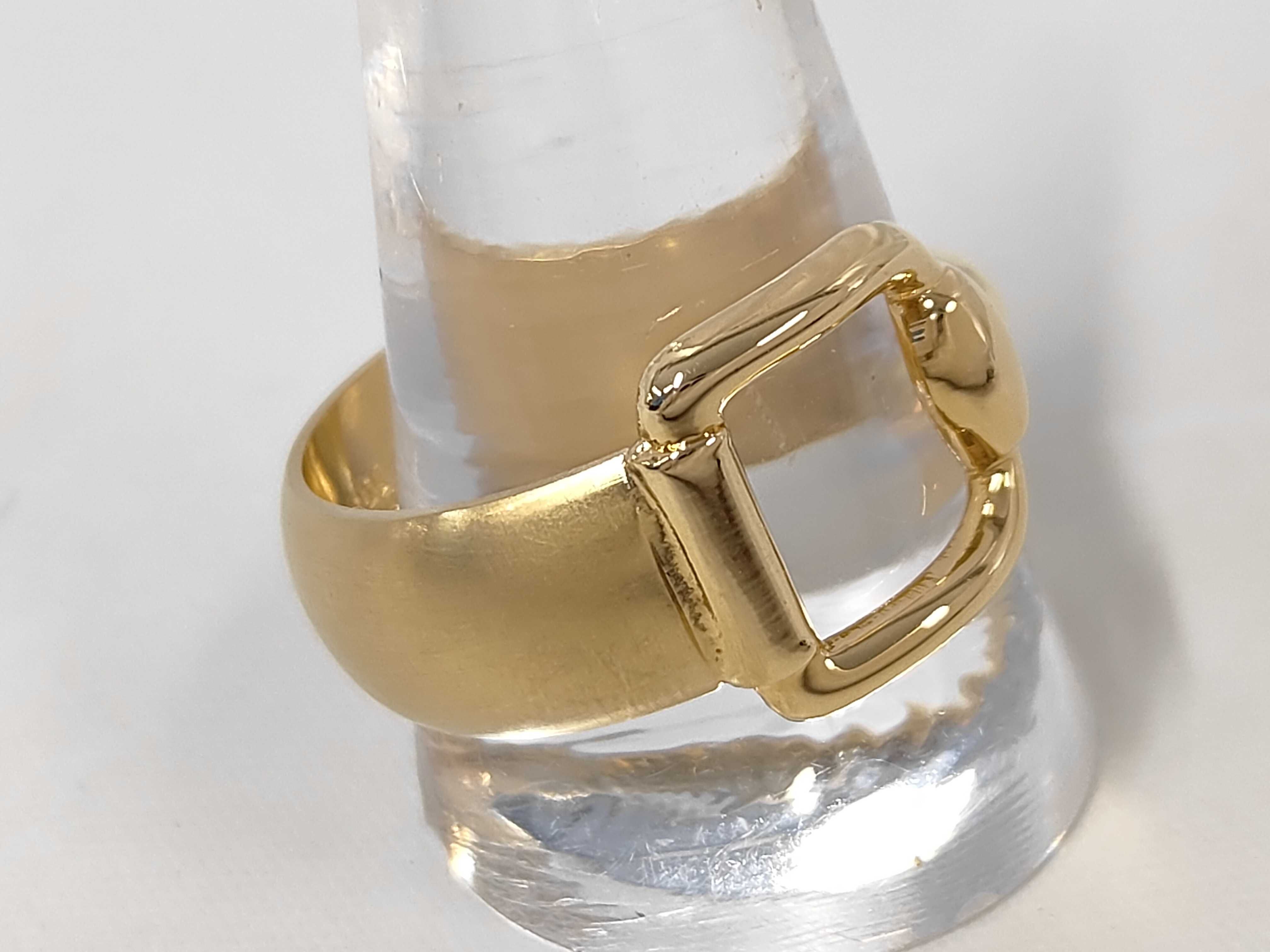 Horsebit Scarf Ring (Gold) - Other Accessories — view 3