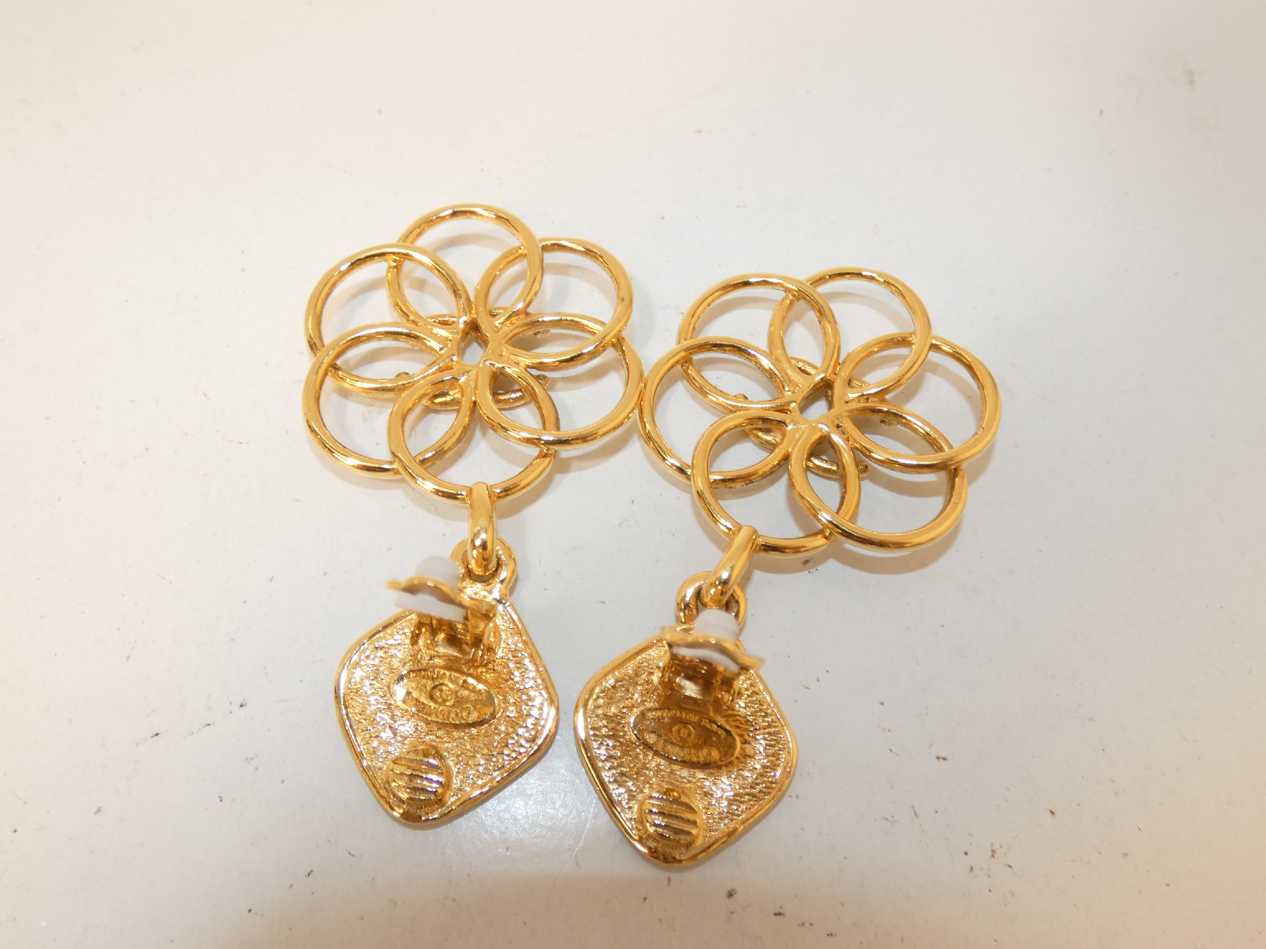 Coco Camellia GP Earrings — view 3