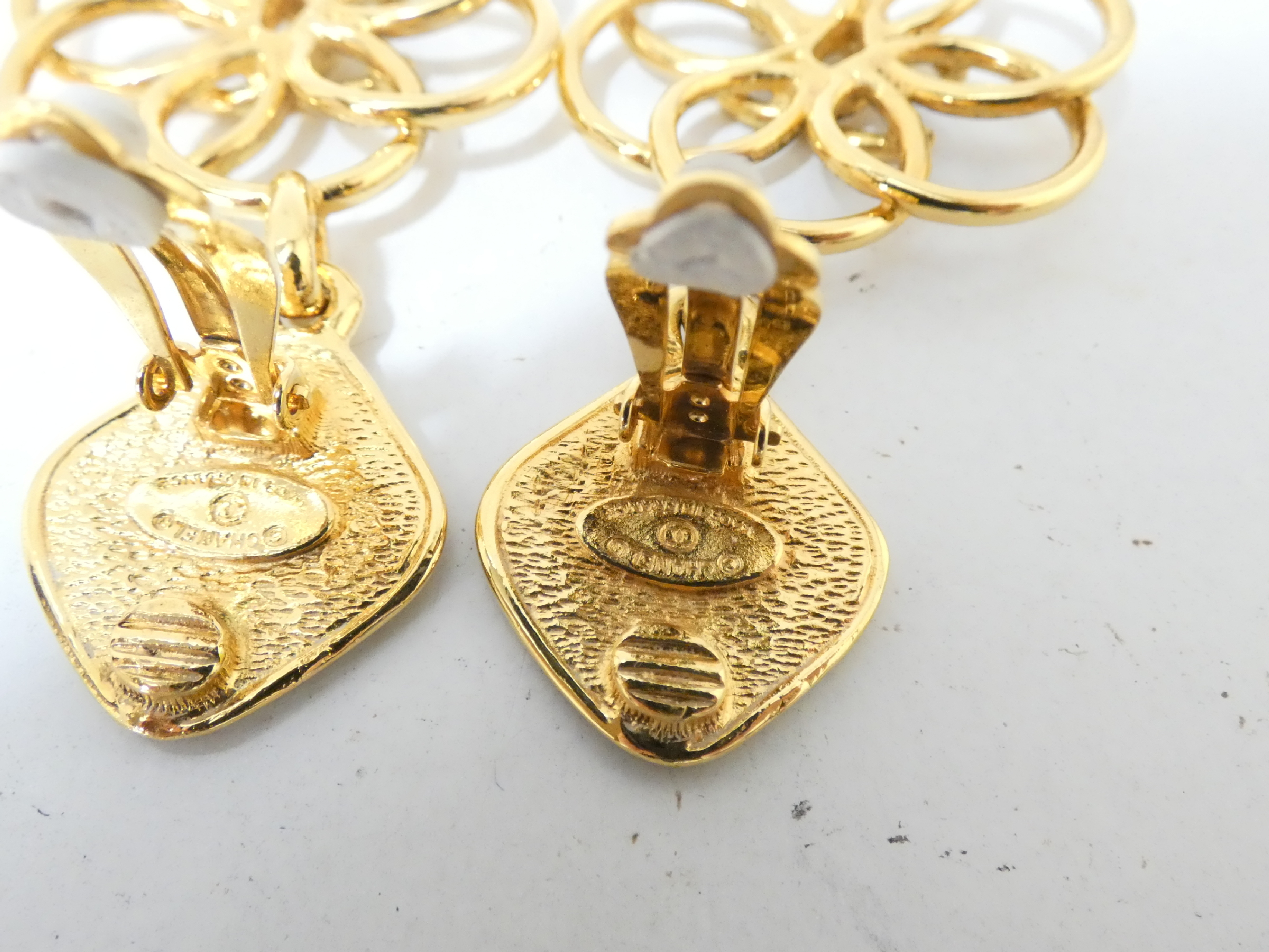 Coco Camellia GP Earrings — view 4