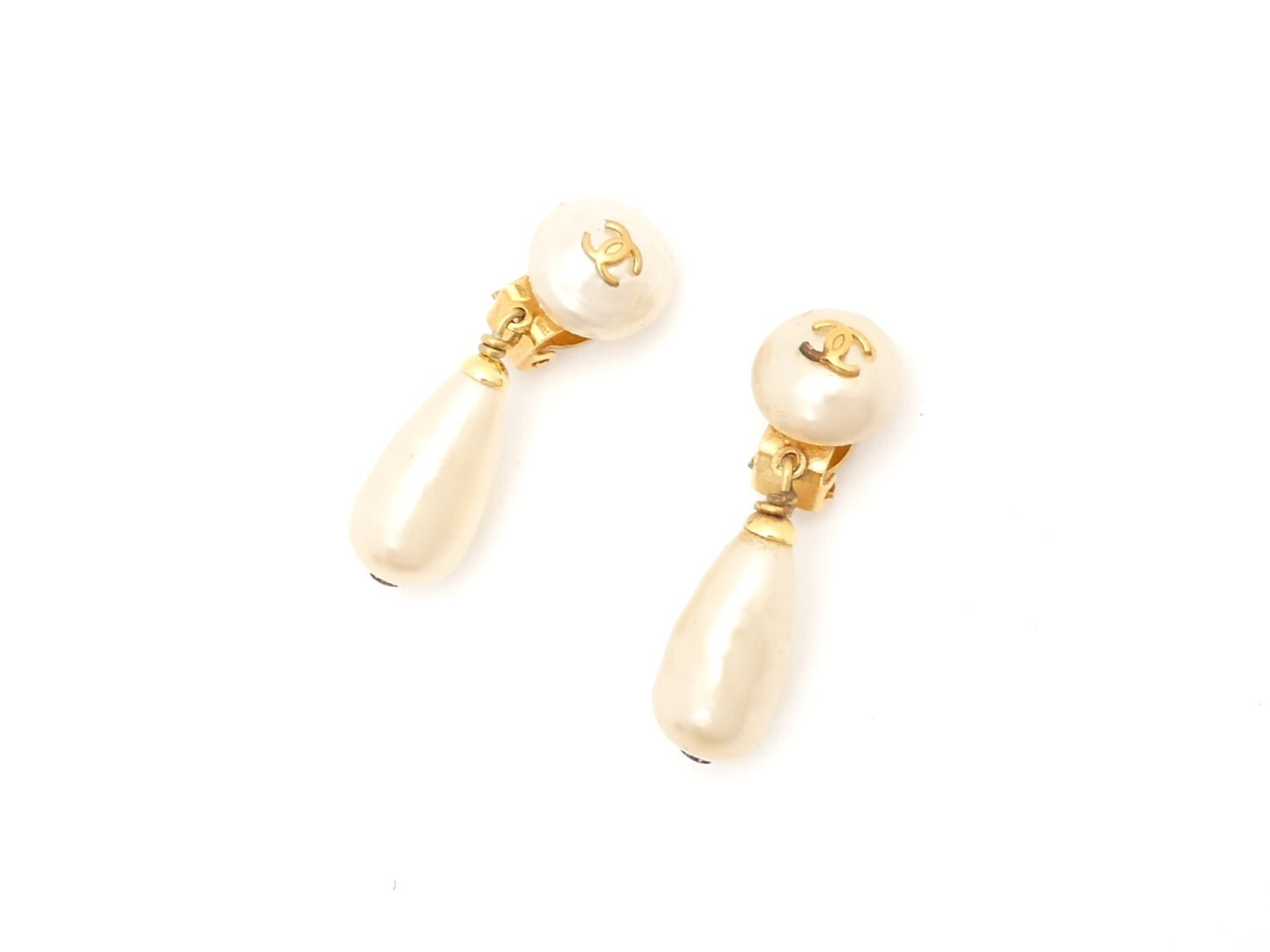 Coco Mark Pearl Swing Earrings — view 2