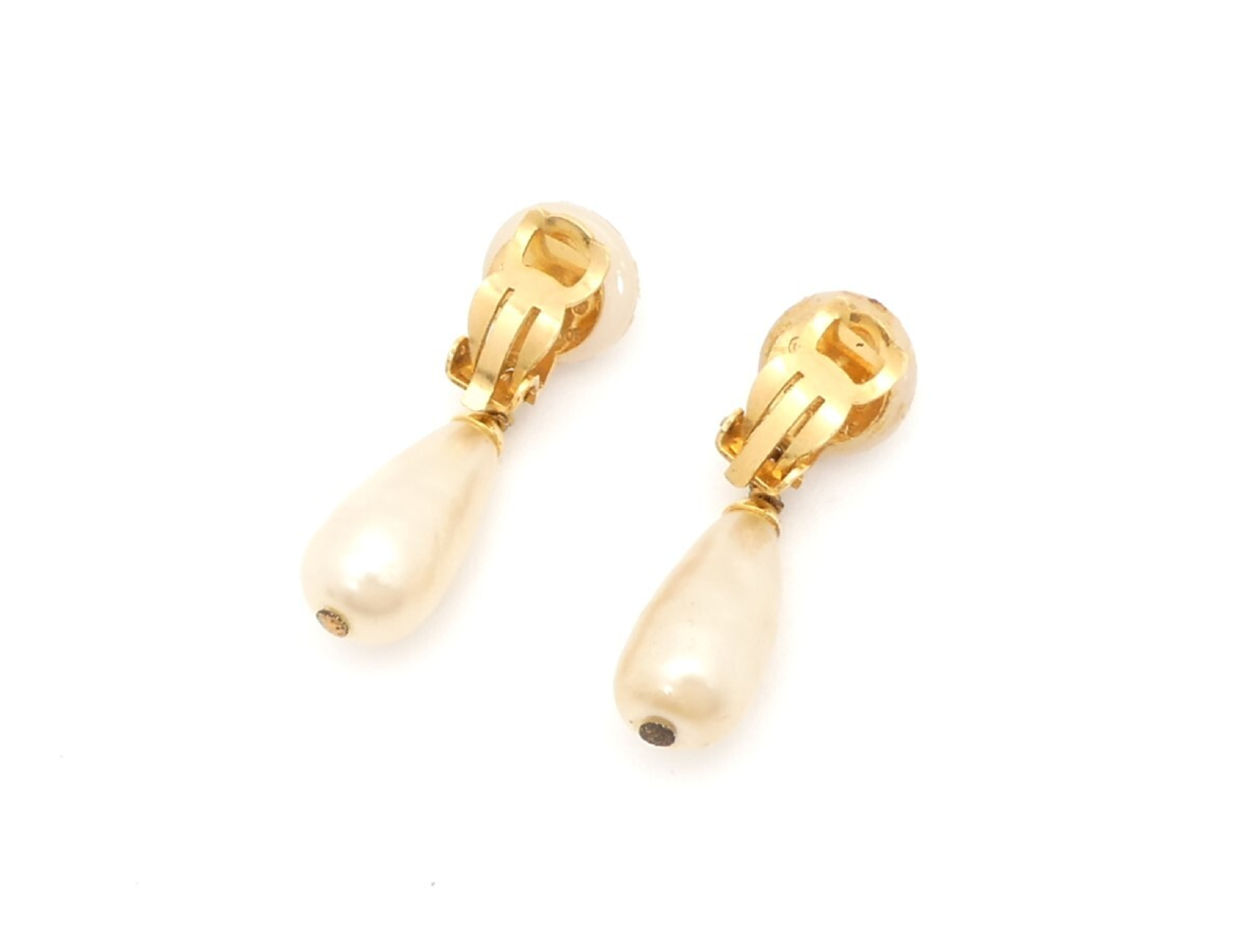 Coco Mark Pearl Swing Earrings — view 3