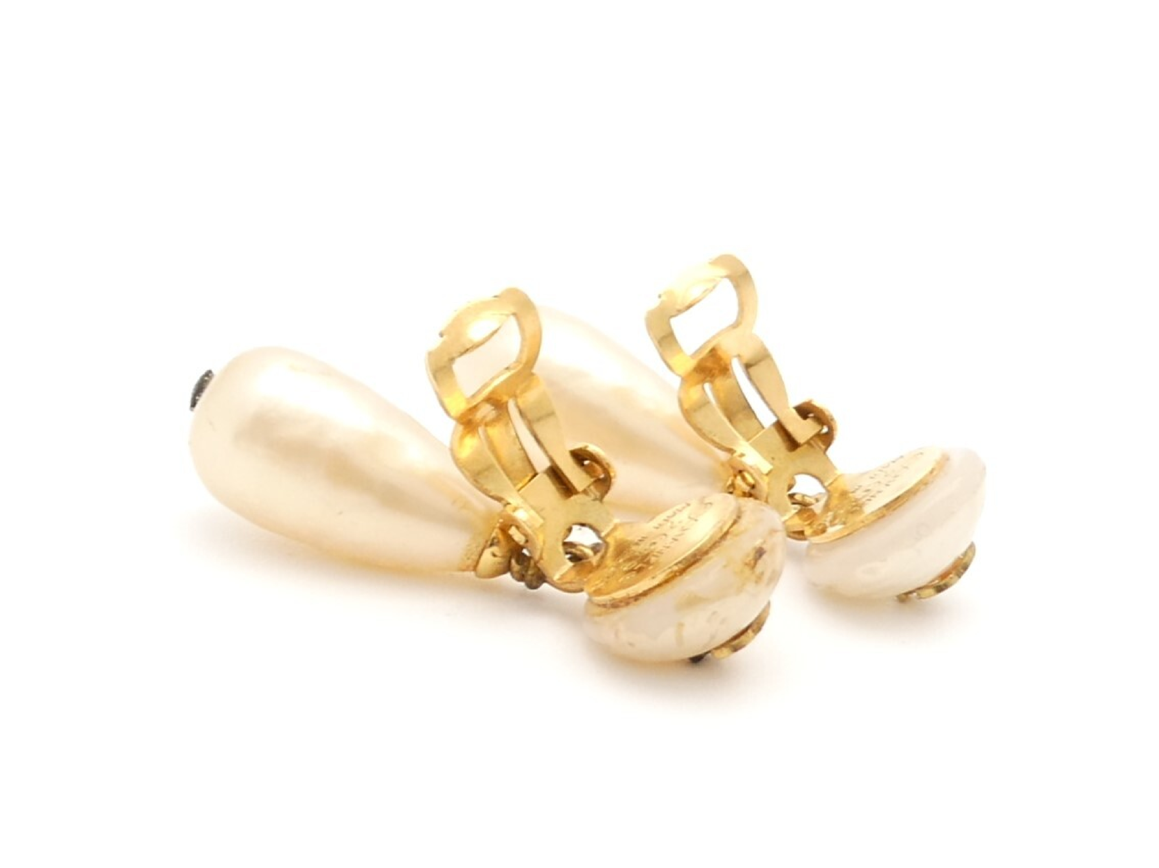Coco Mark Pearl Swing Earrings — view 5