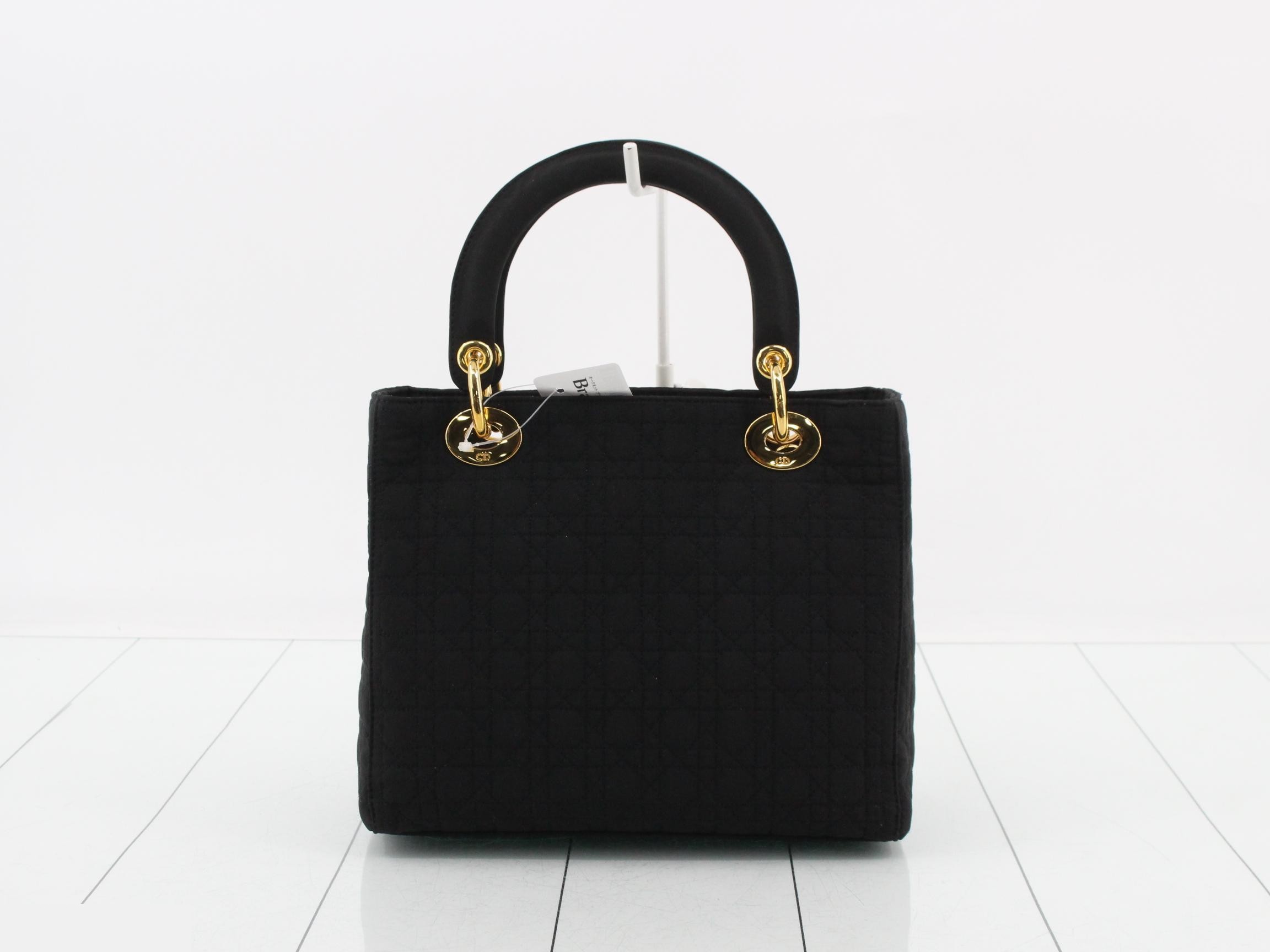 Lady Dior Cannage Nylon Handbag — view 2