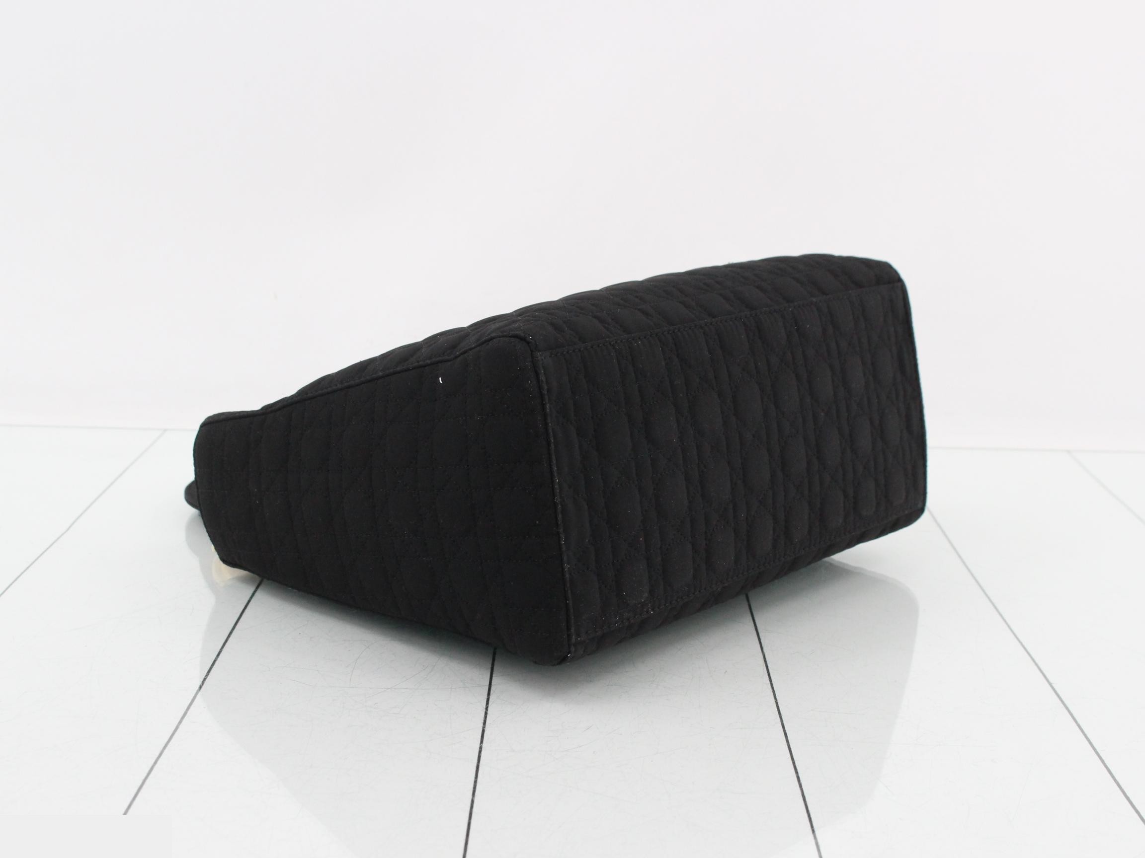 Lady Dior Cannage Nylon Handbag — view 5