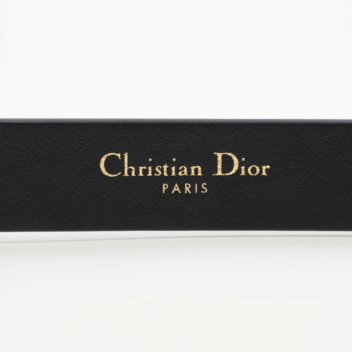 30 Montaigne belt, leather, black, — view 5