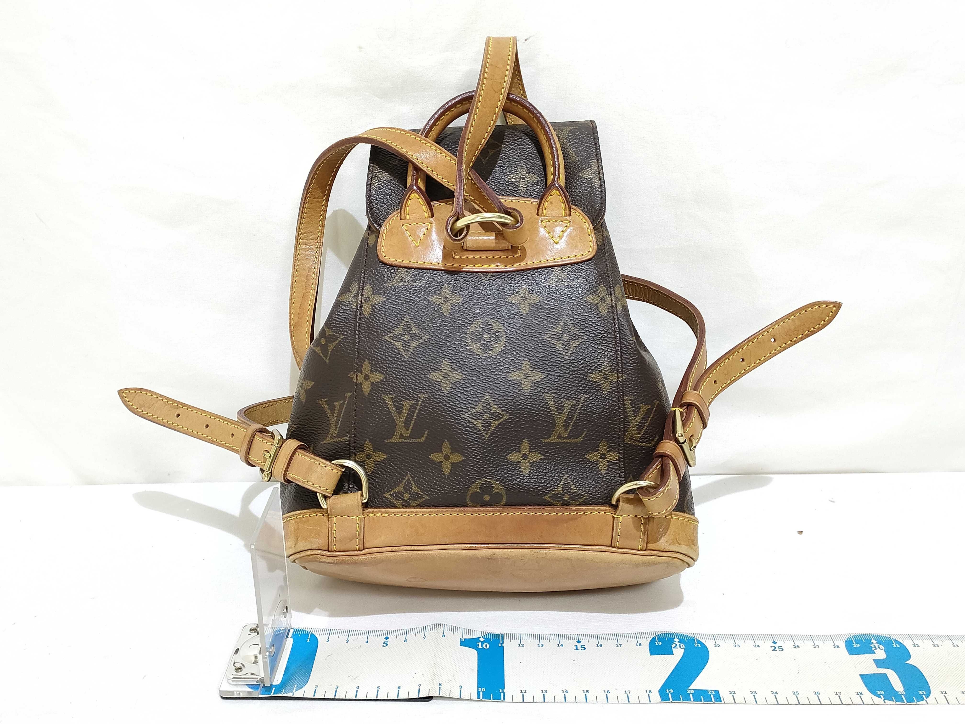 Monogram Louis Vuitton Monogram Backpack Mini Montsouris M51137 Backpack — view 2