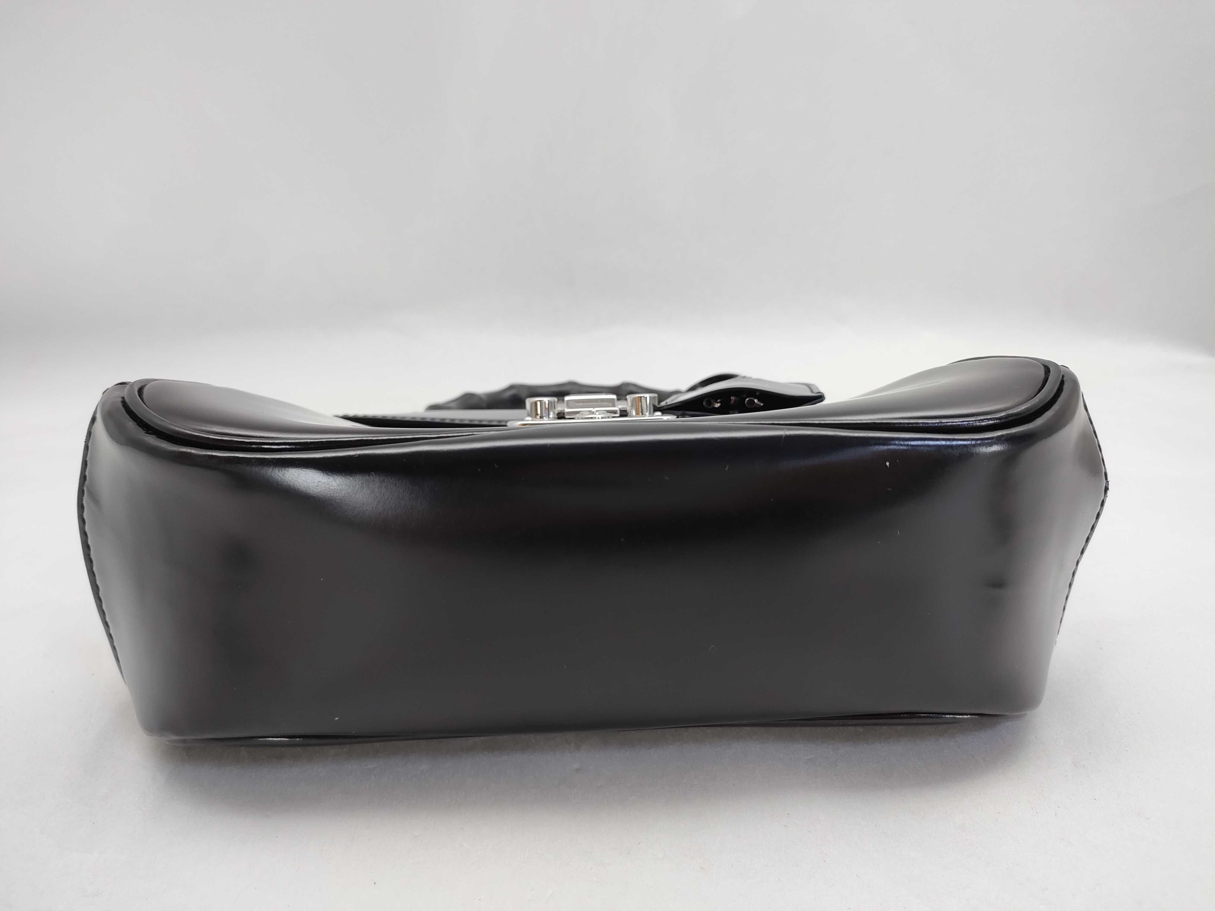 73-2 Gucci Black Leather Top Handle Bag Handbag — view 7