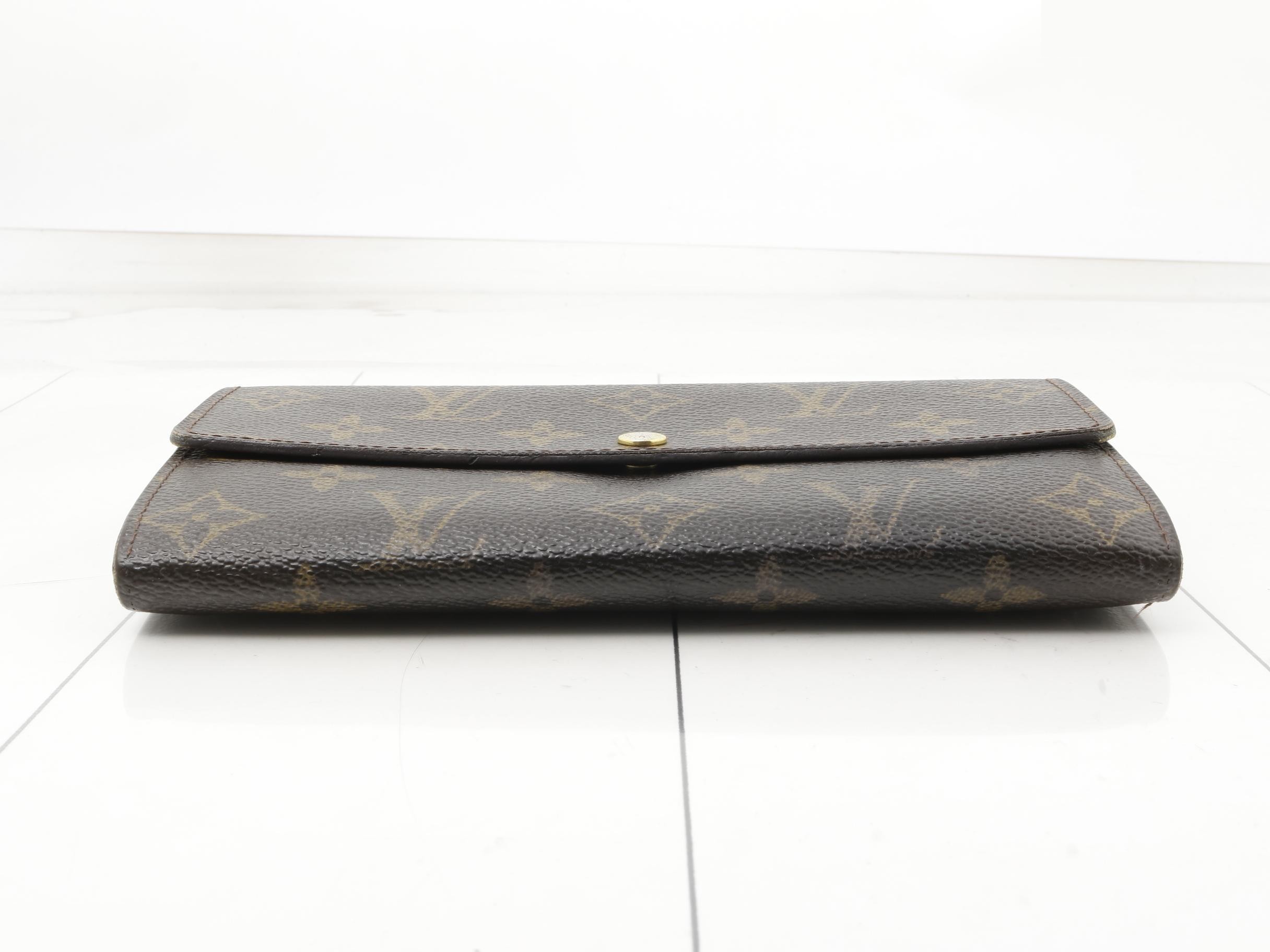 Monogram Portefeuille Sarah Bi-fold Long Wallet — view 3