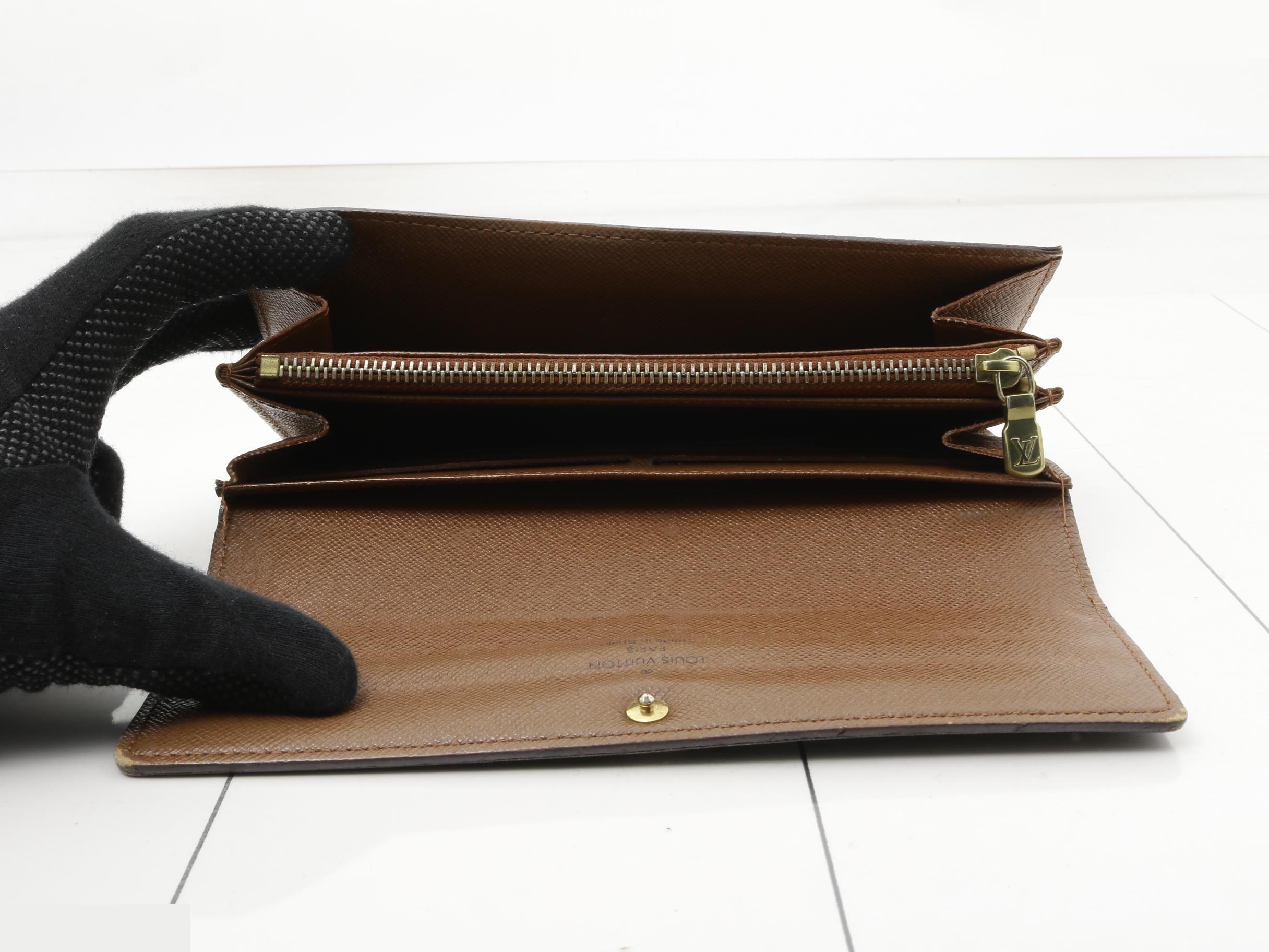 Monogram Portefeuille Sarah Bi-fold Long Wallet — view 4