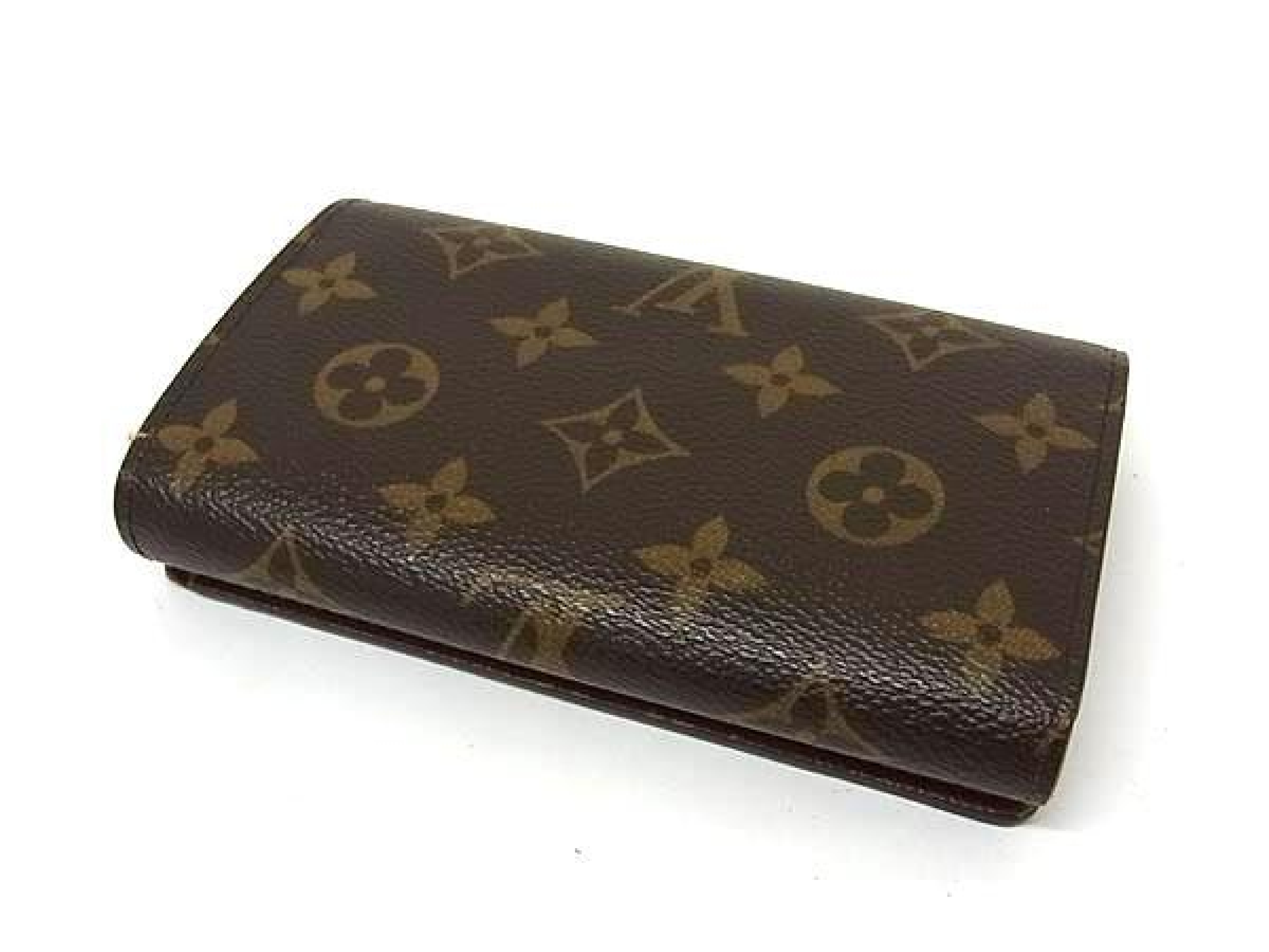 M61736 Monogram Portefeuille Tresor Bi-fold Wallet with Coin Purse, Brown (HD0686) — view 2