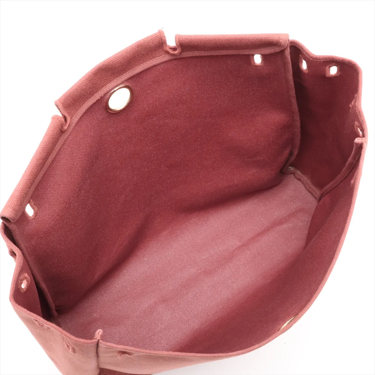 Herbag MM Toile H x Vache Hunter Beige x Brown Gold Hardware E: 2001 Missing stopper — view 8