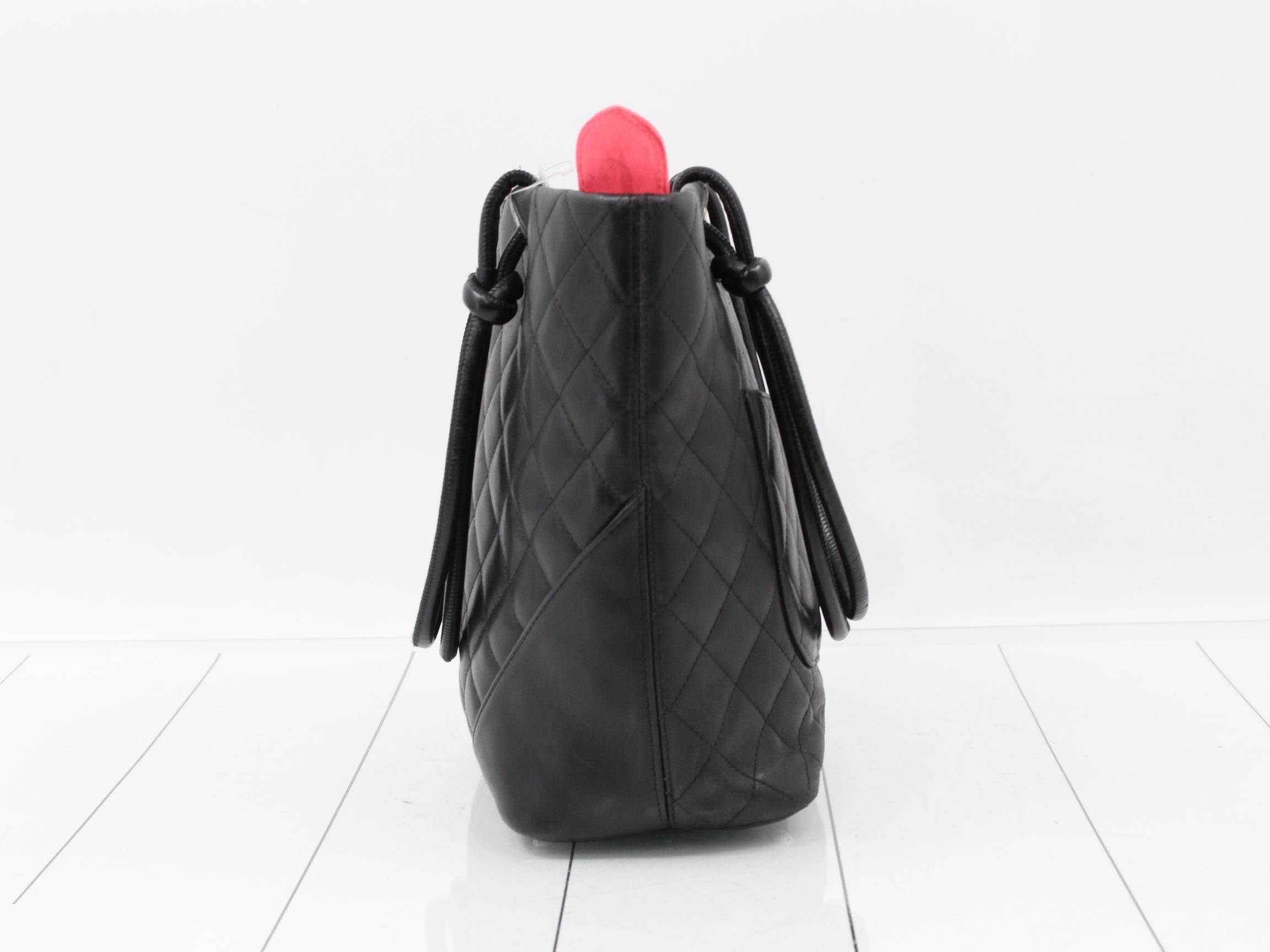 Cambon Mini Lamb Tote Bag, Item No. 10 — view 3