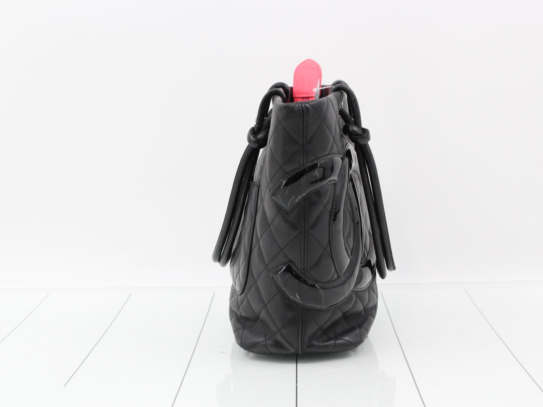 Cambon Mini Lamb Tote Bag, Item No. 10 — view 4