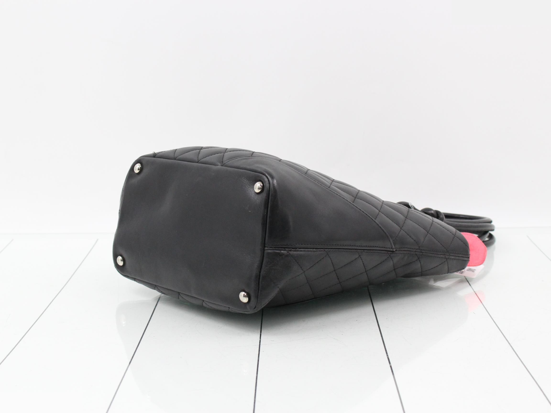 Cambon Mini Lamb Tote Bag, Item No. 10 — view 6