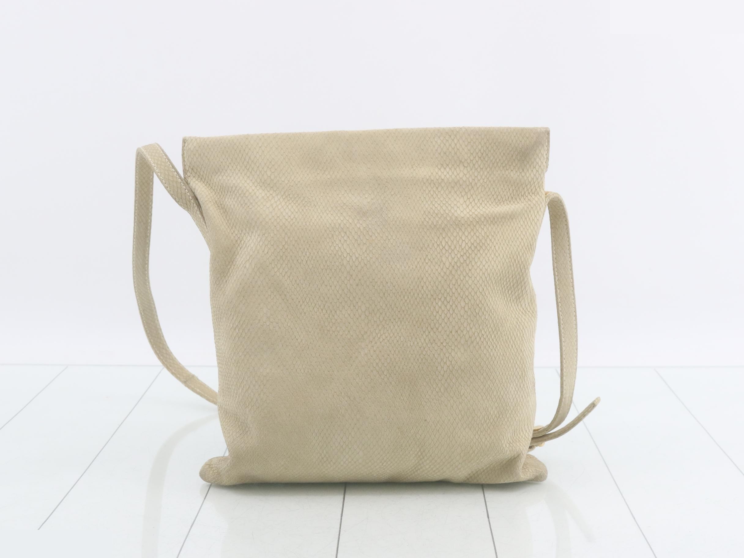 Suede Lizard-Effect Crossbody Shoulder Bag — view 2