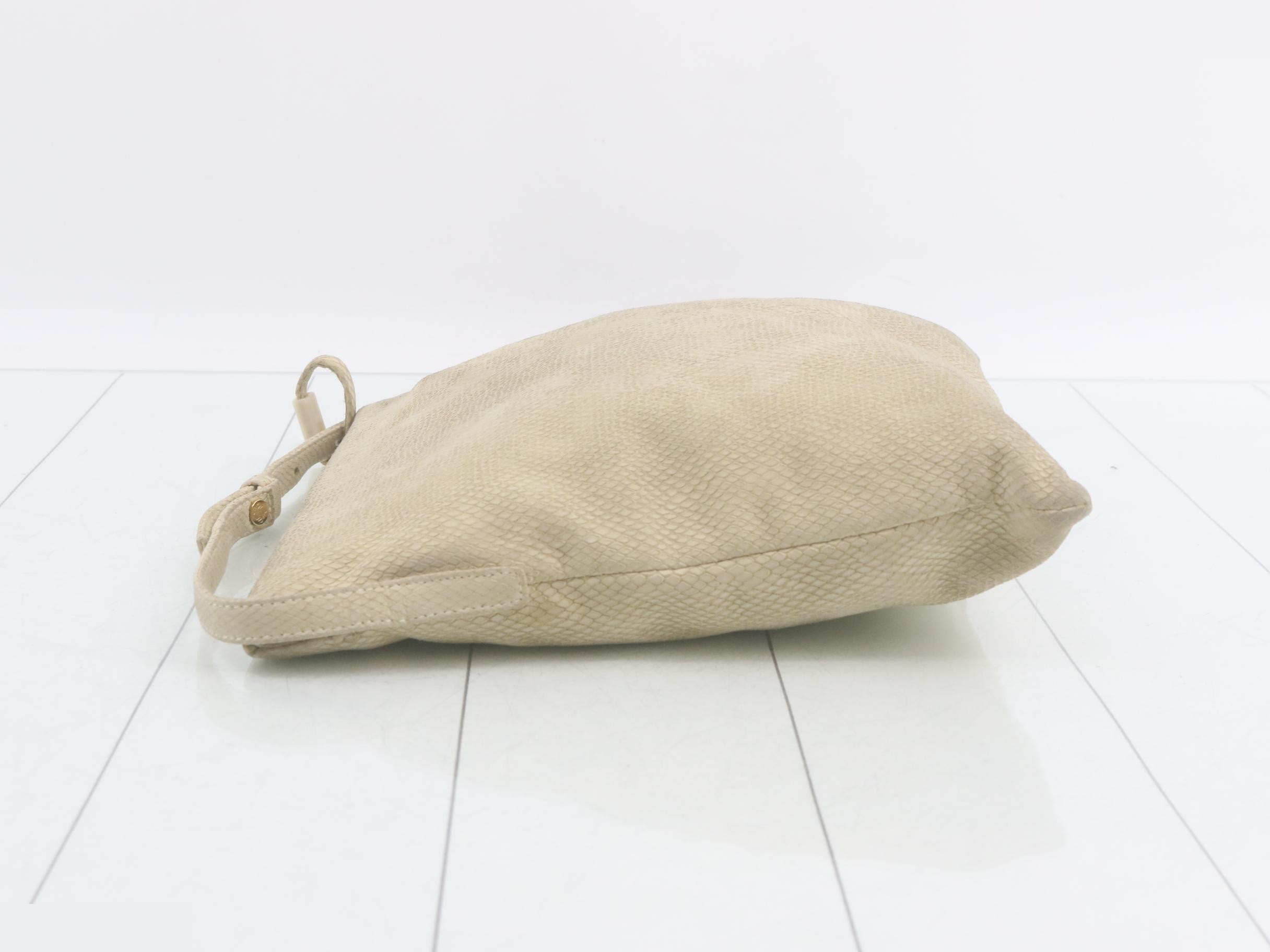Suede Lizard-Effect Crossbody Shoulder Bag — view 4