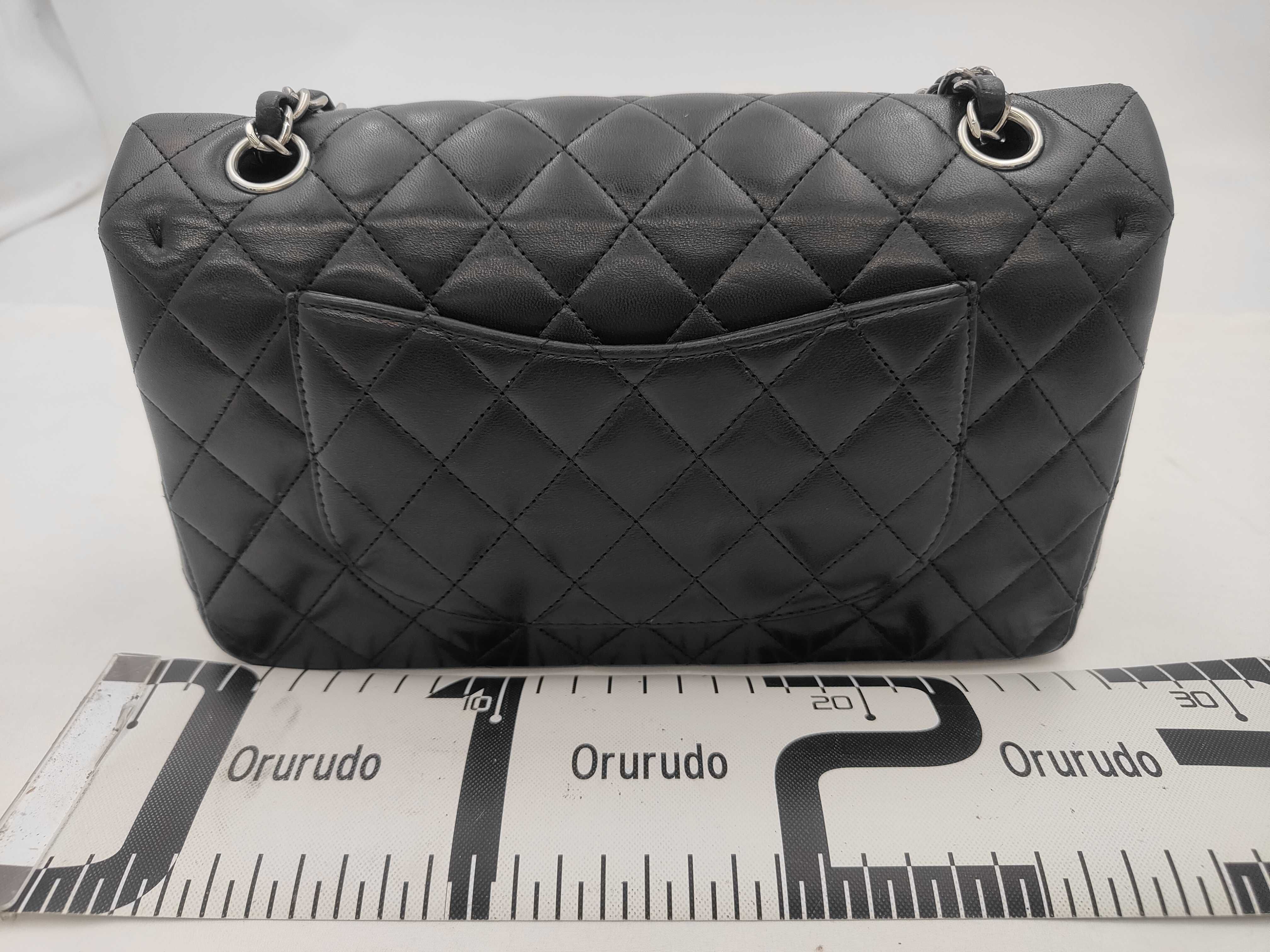 Shoulder Bag, Double Flap, Black, No. 13 — view 2