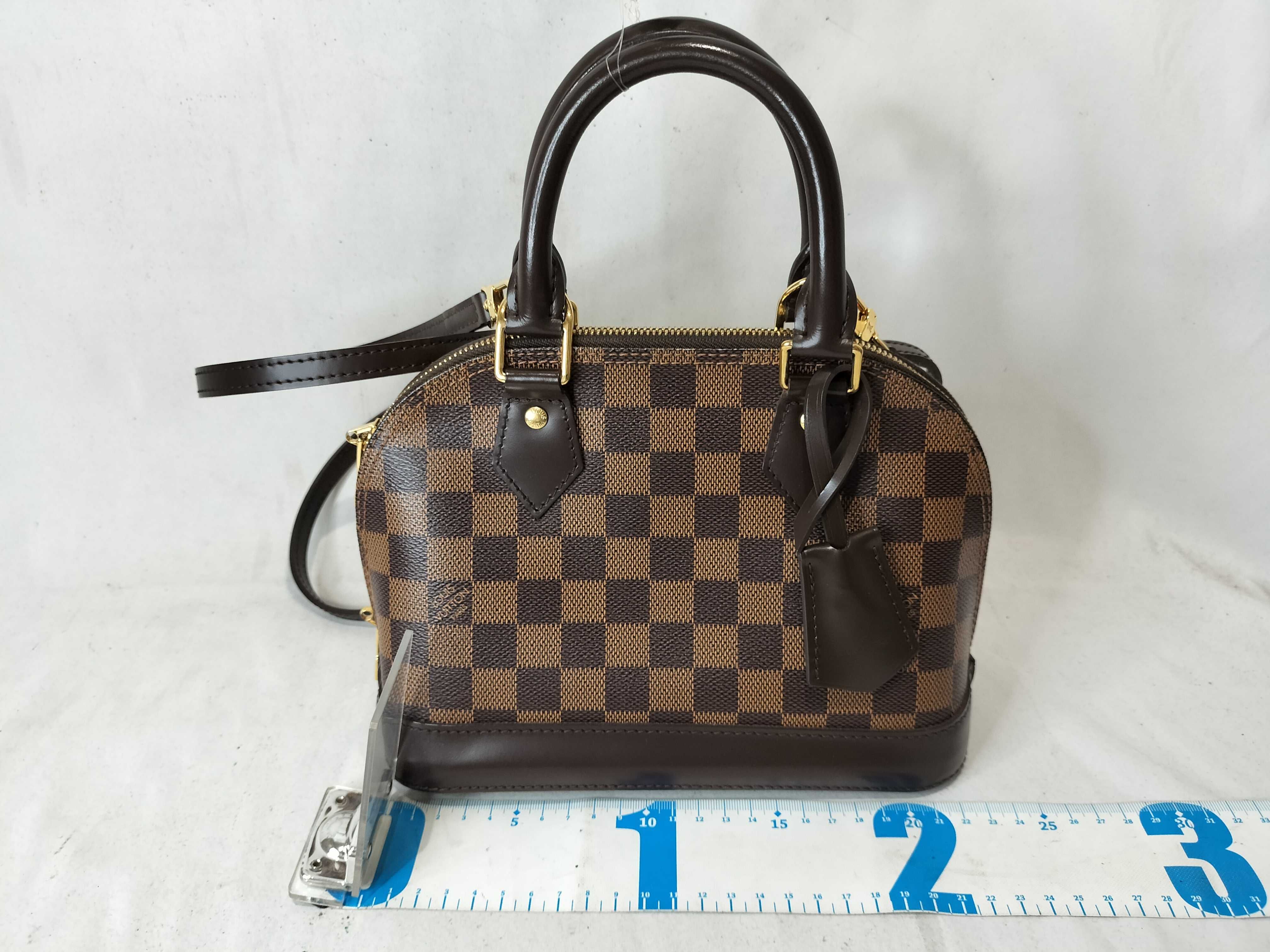 Damier N41221 Alma BB Shoulder Bag with Stamp — view 2