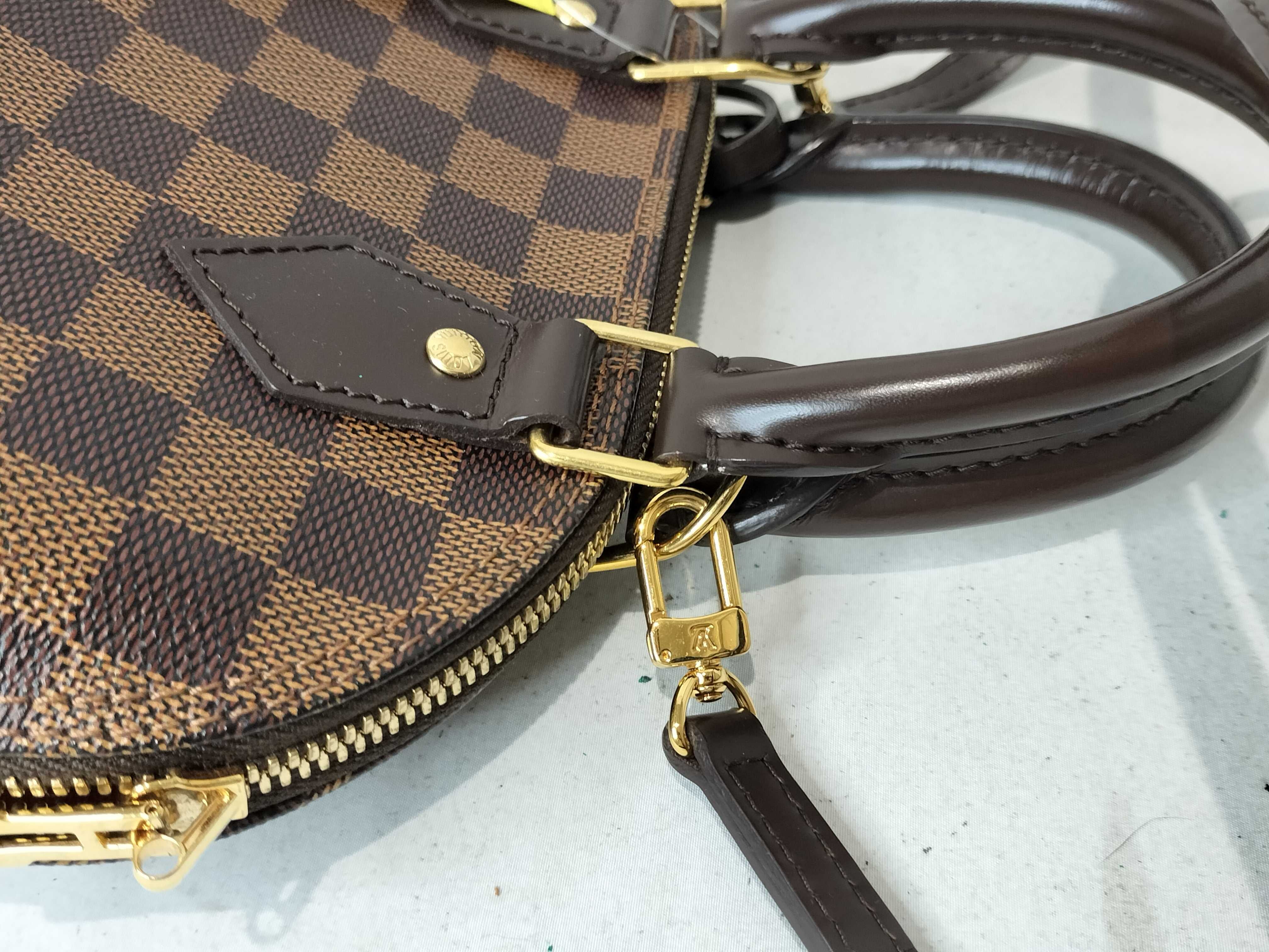 Damier N41221 Alma BB Shoulder Bag with Stamp — view 5
