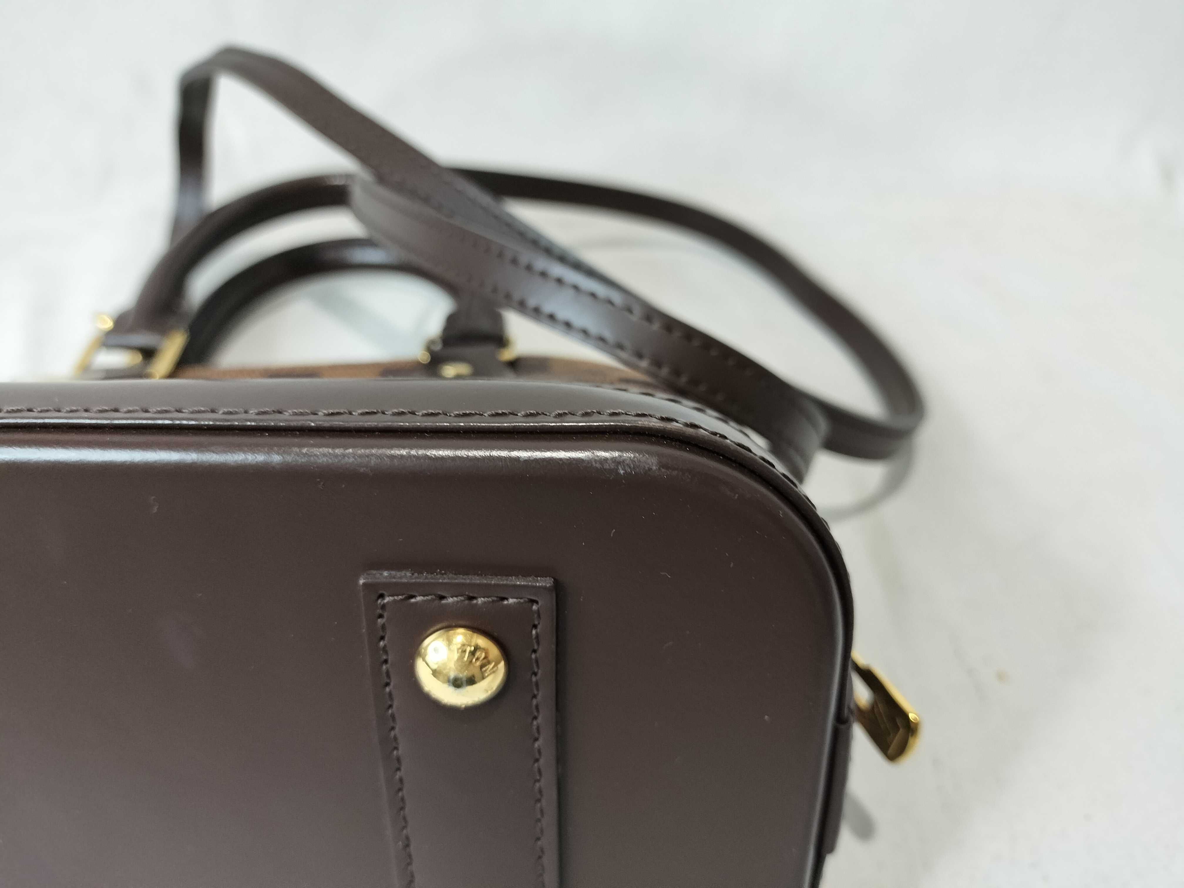 Damier N41221 Alma BB Shoulder Bag with Stamp — view 6