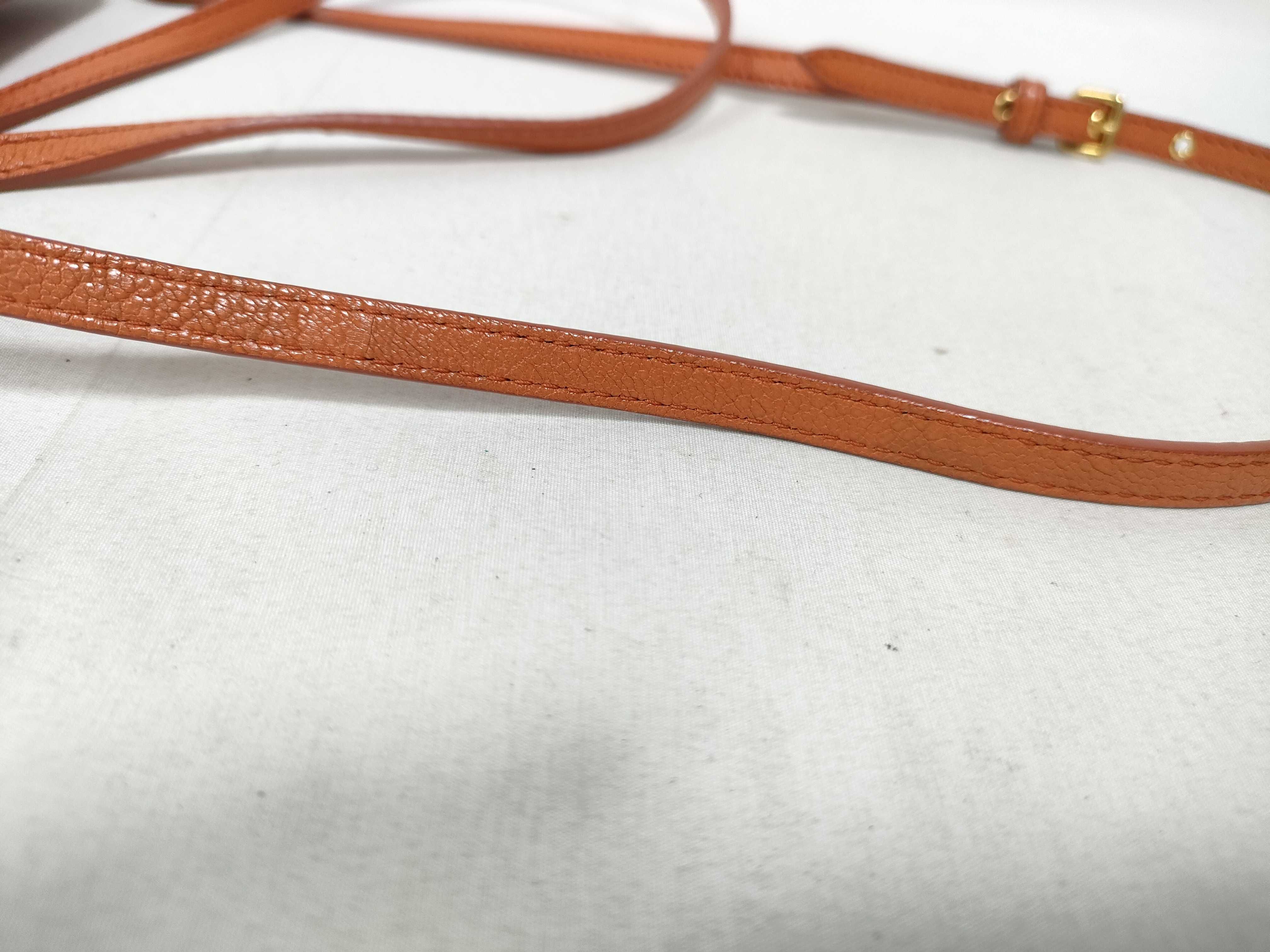 Madras Shoulder Bag, Orange, with Strap — view 8