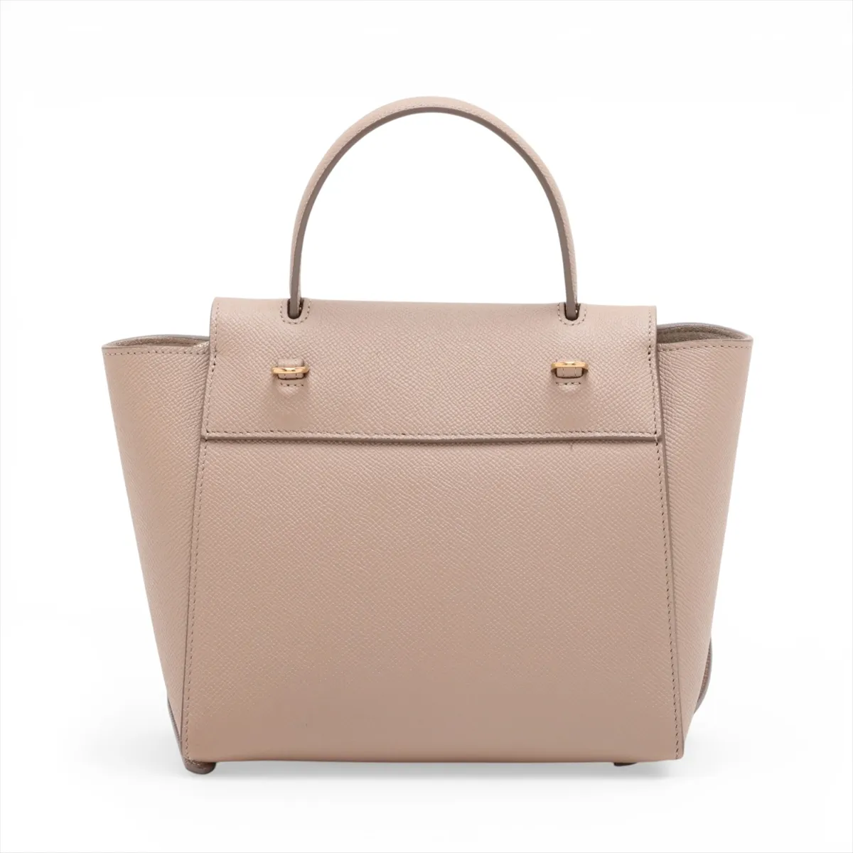 Belt Bag Nano Leather 2-Way Handbag Beige — view 2