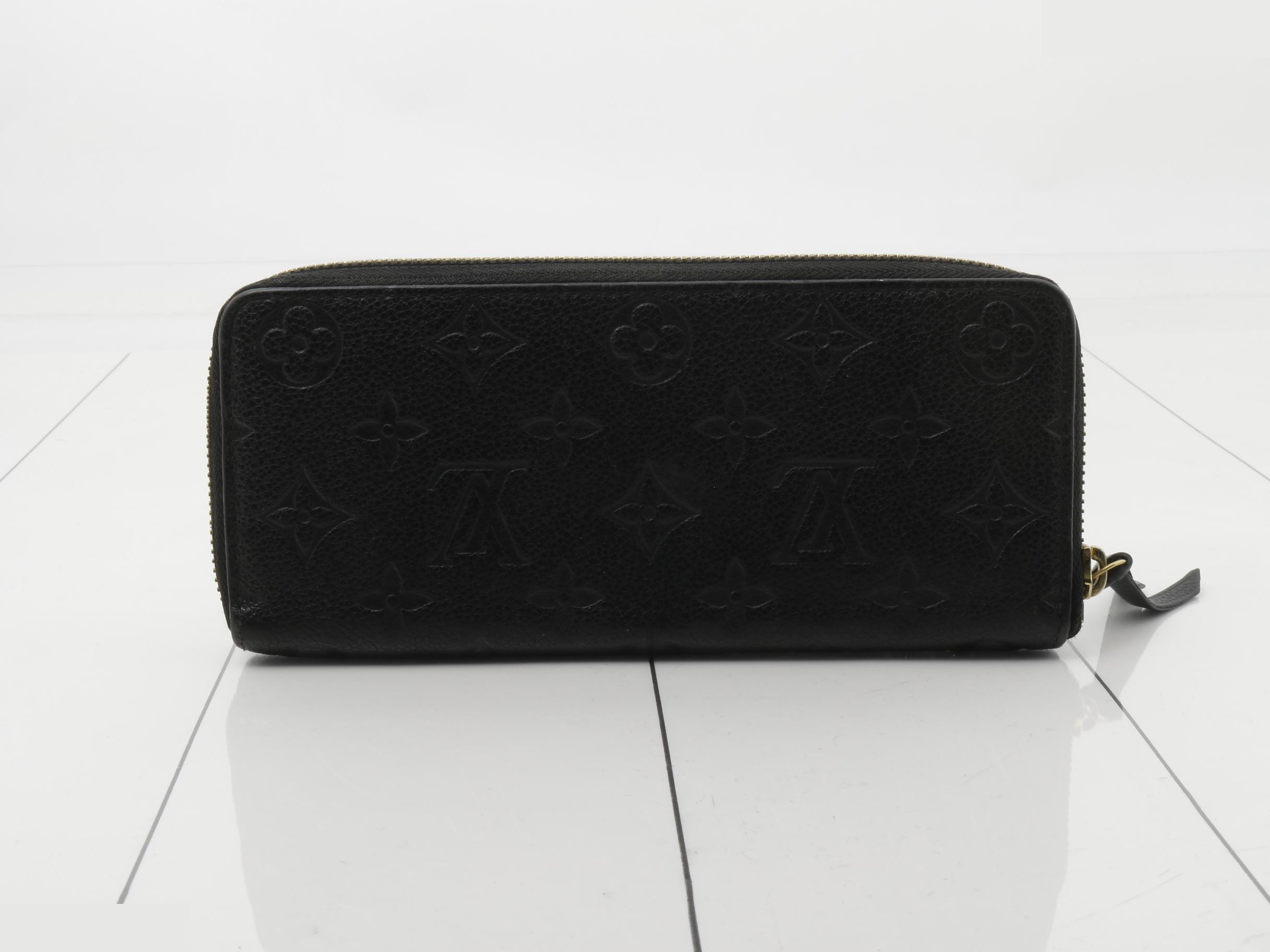 Portefeuille Clémence Empreinte Noir — view 2