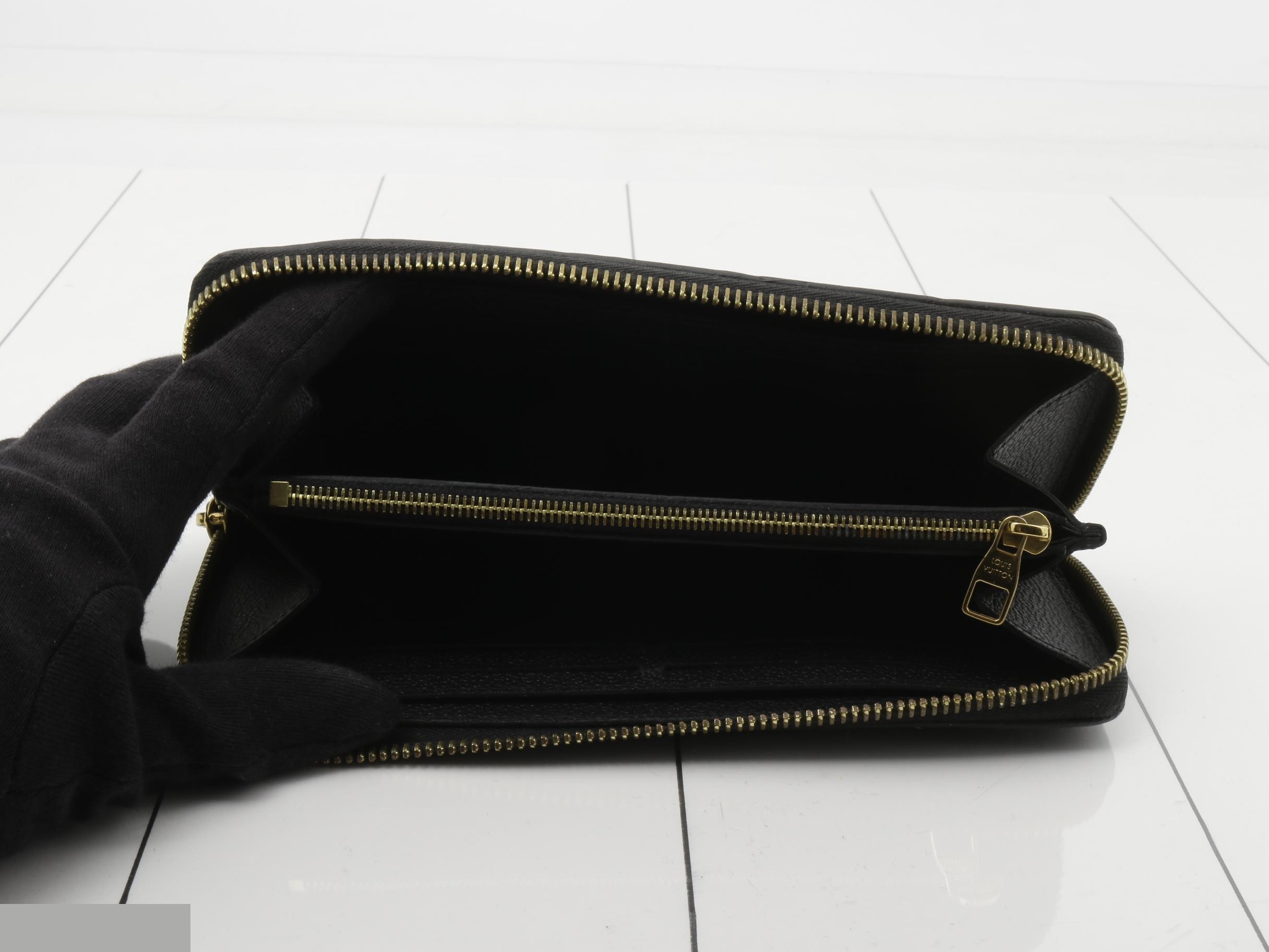 Portefeuille Clémence Empreinte Noir — view 4