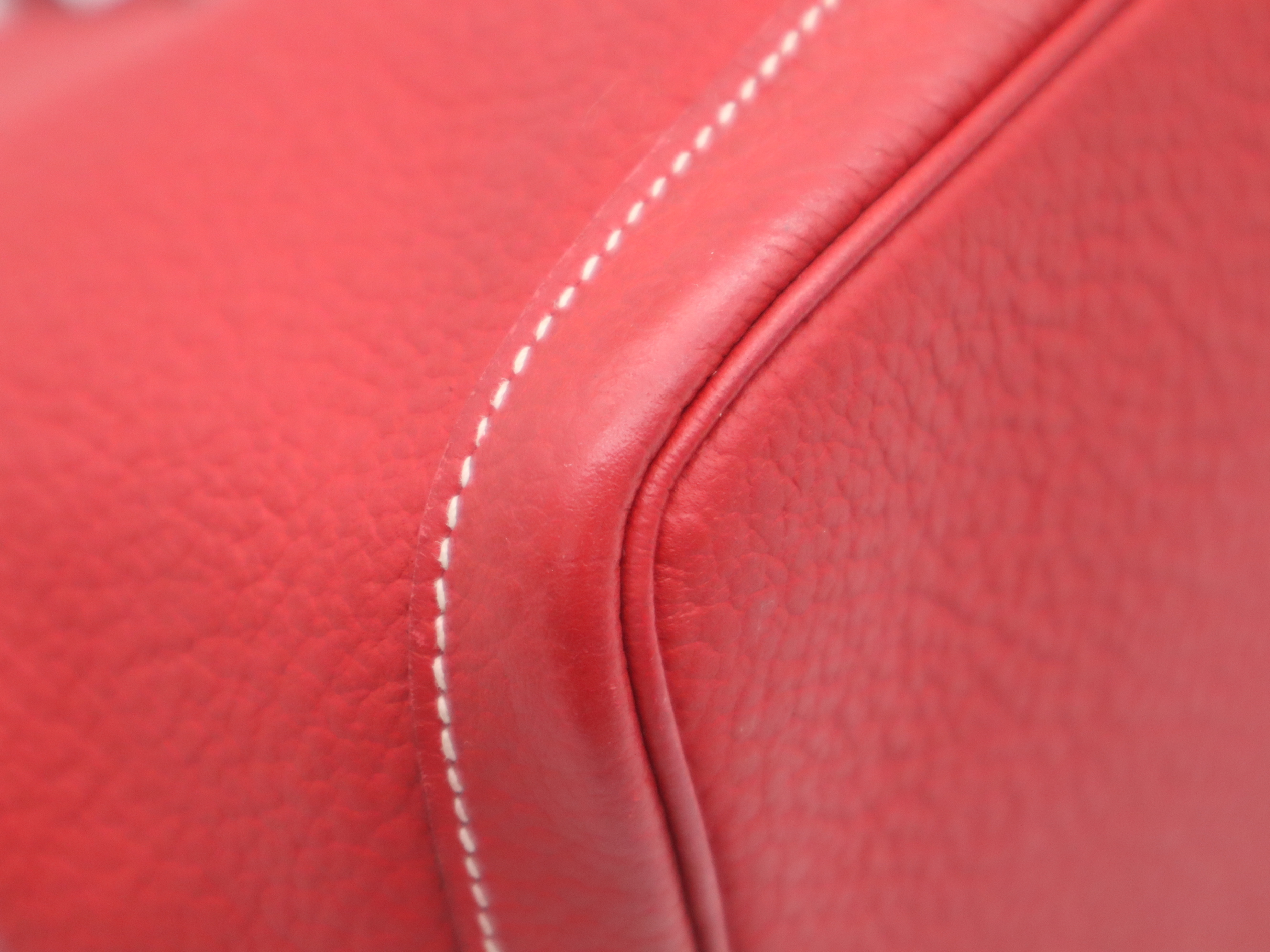 Negonda Garden Party PM Tote Bag, Rouge, Silver Hardware, with Dust Bag, P Stamp, 2012 — view 10