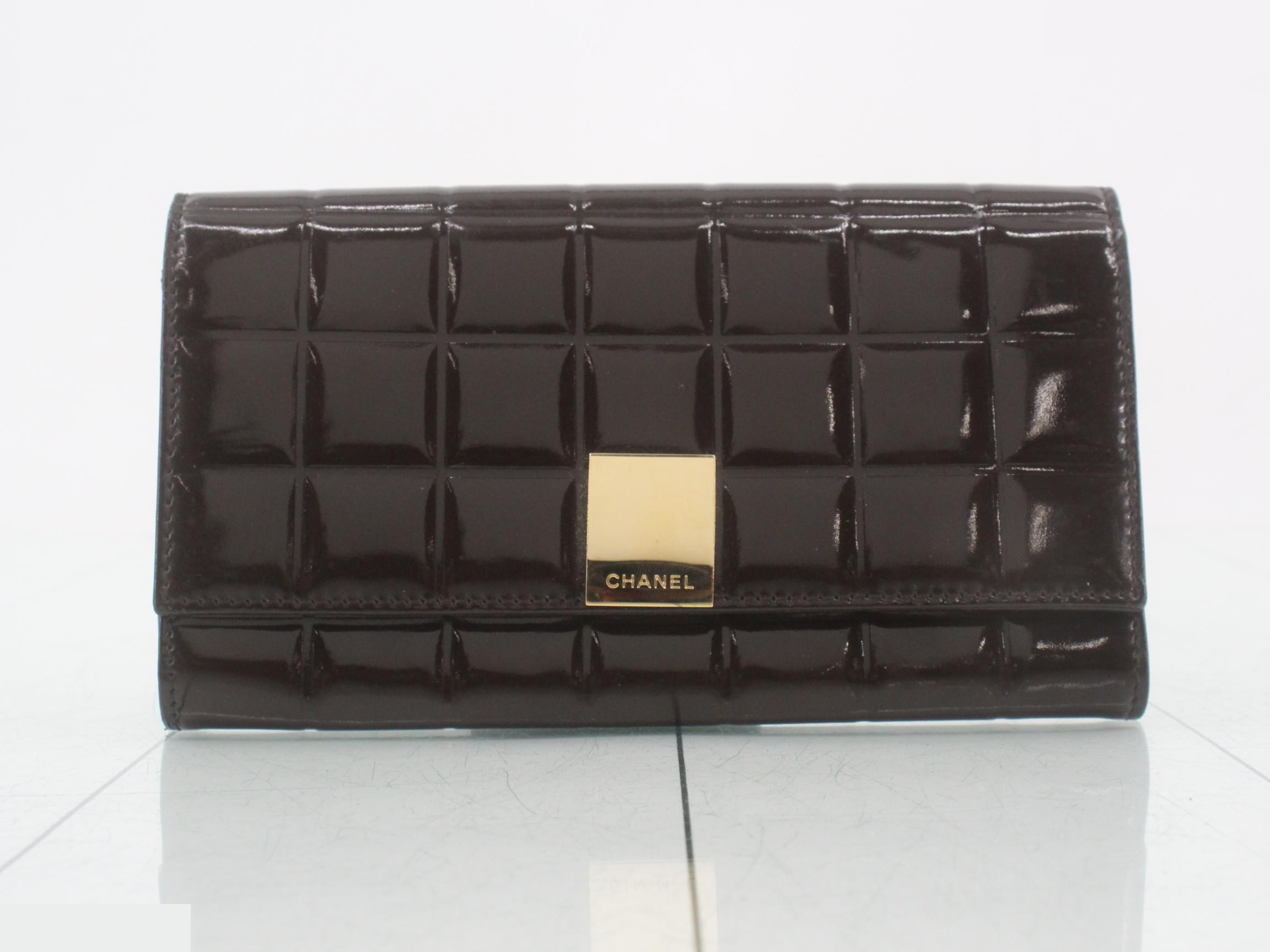 Chocolate Bar Wallet, Series 7, Patent Leather