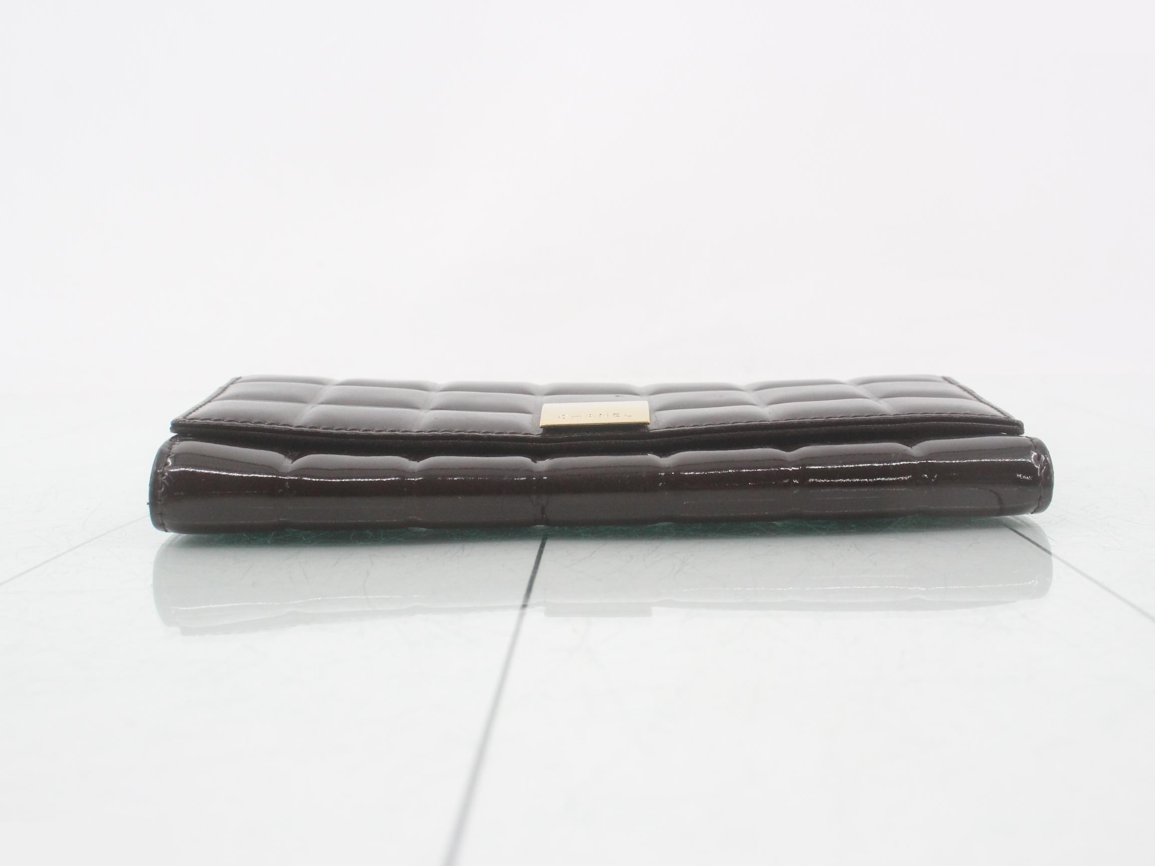 Chocolate Bar Wallet, Series 7, Patent Leather — view 3