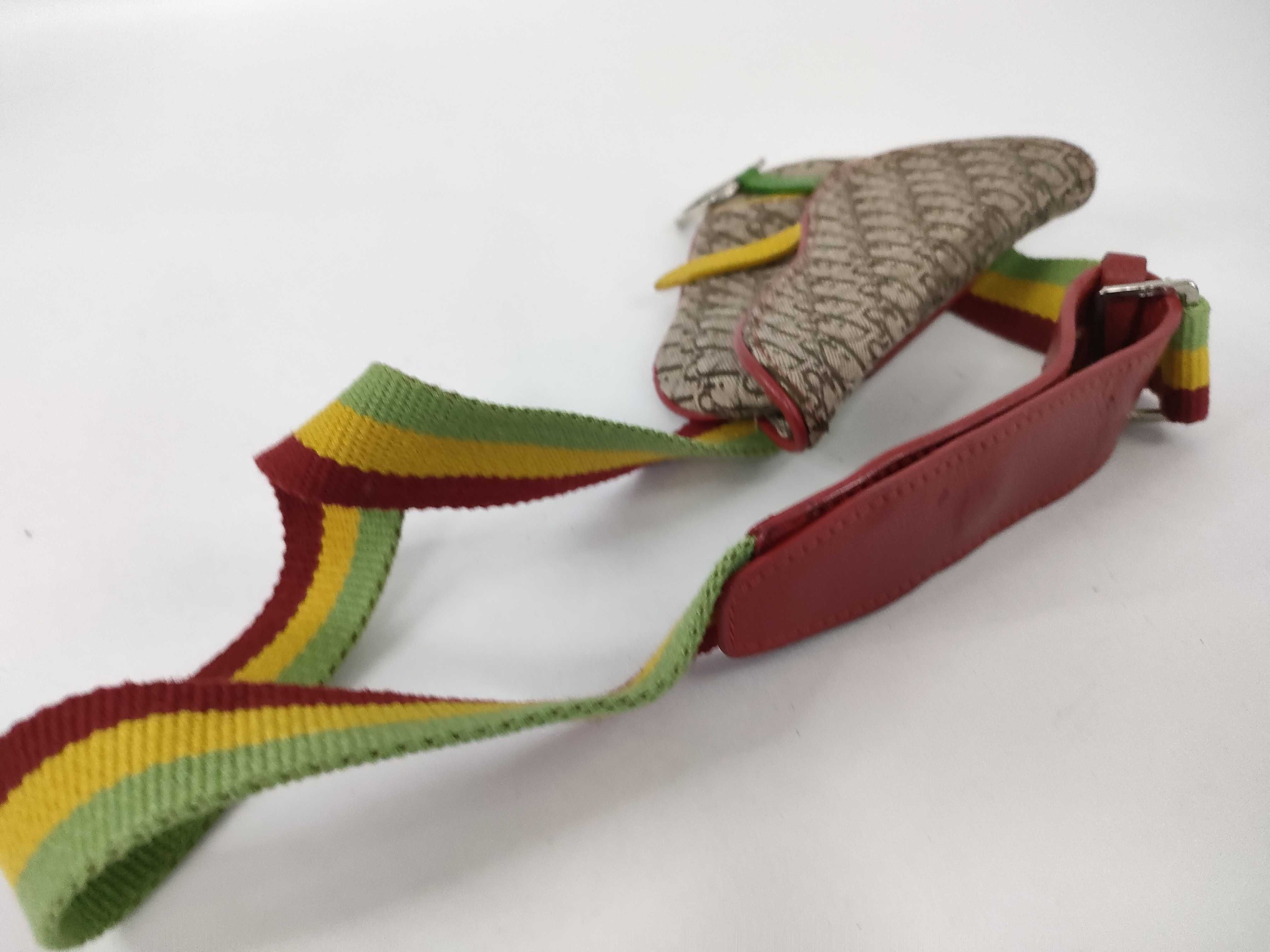 Trotter Dior Trotter Rasta Saddle Waist Bag — view 3