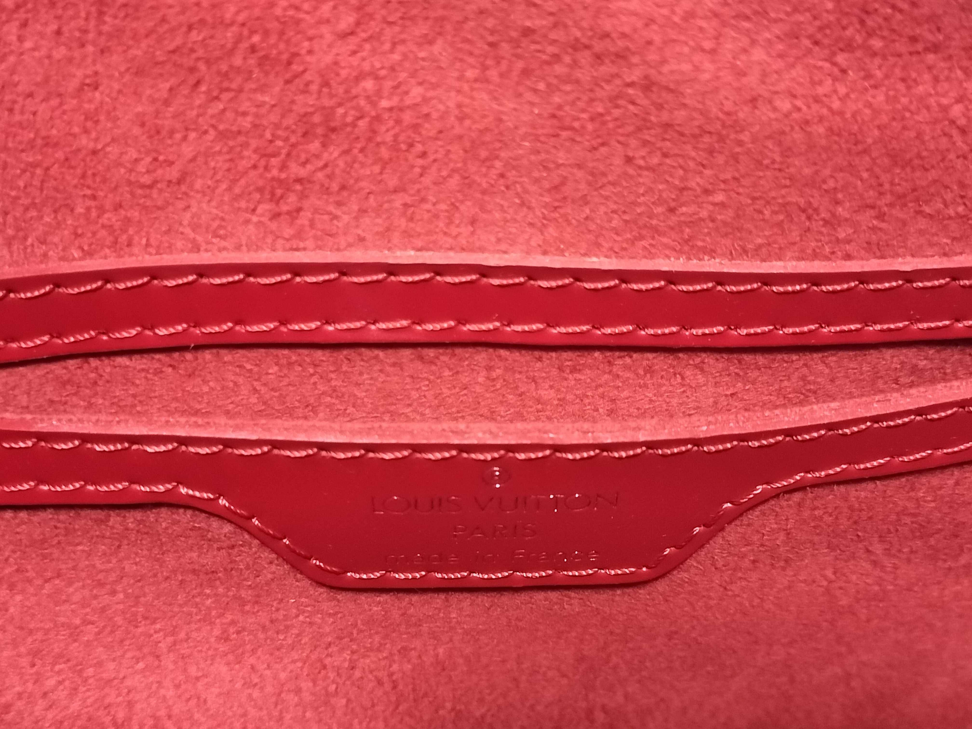Epi Bag, Louis Vuitton Epi Soufflot Handbag, Castilian Red Handbag — view 14
