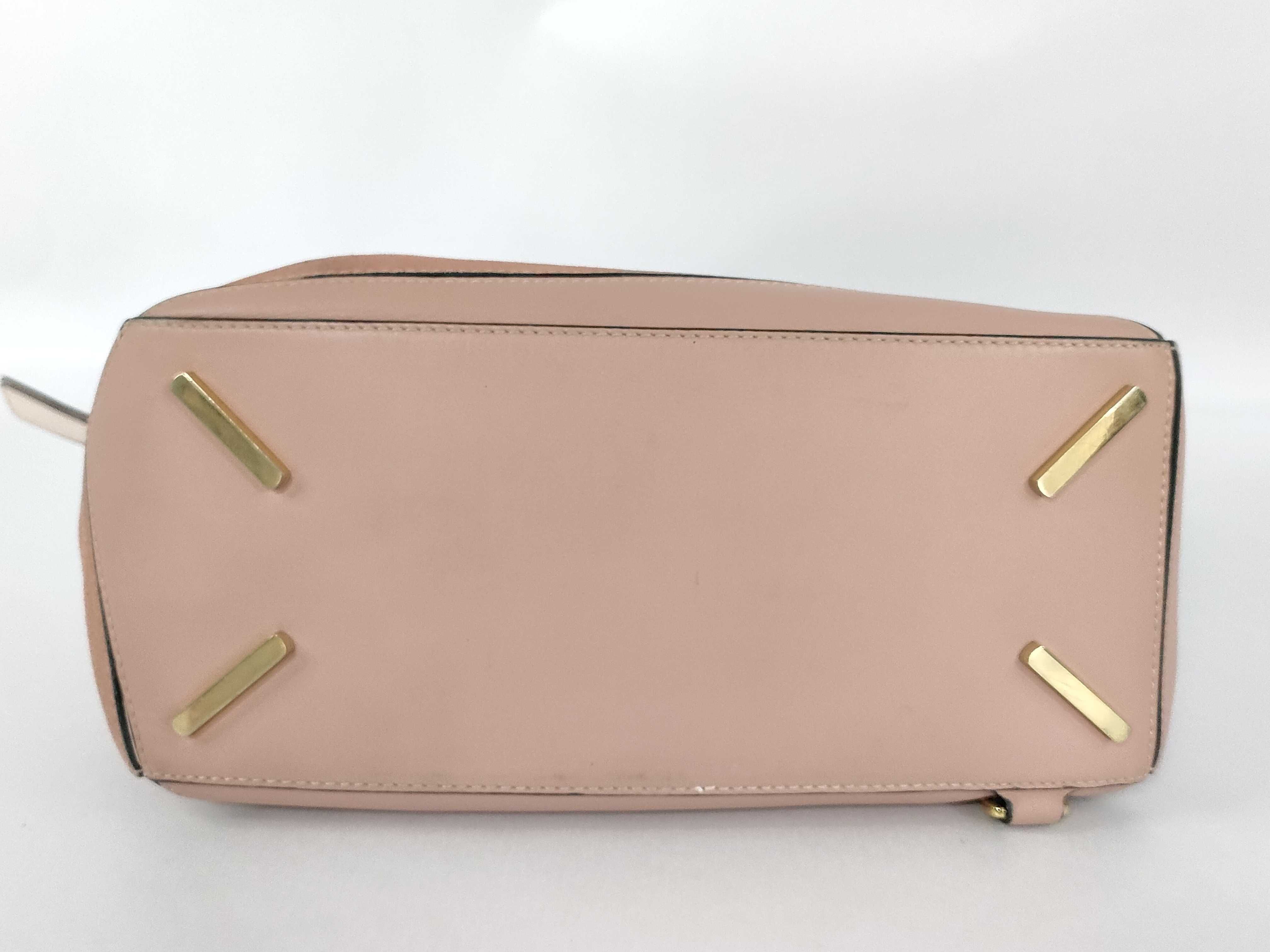 Puzzle Bag, Calfskin x Suede, Pink Shoulder Bag — view 9